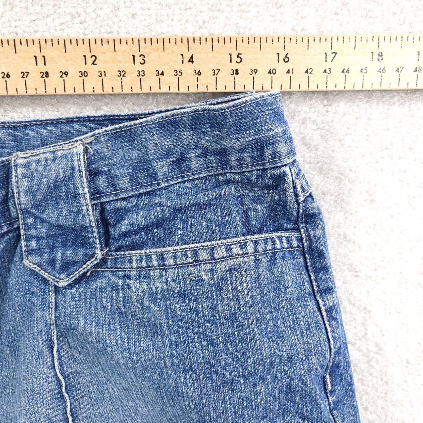 Vintage VINTAGE Sonoma Jeans Womens 14 Blue Denim Center Seam Bootcut High Rise Med Wash Mens? Size 36" / US 14 / IT 50 - 4 Thumbnail
