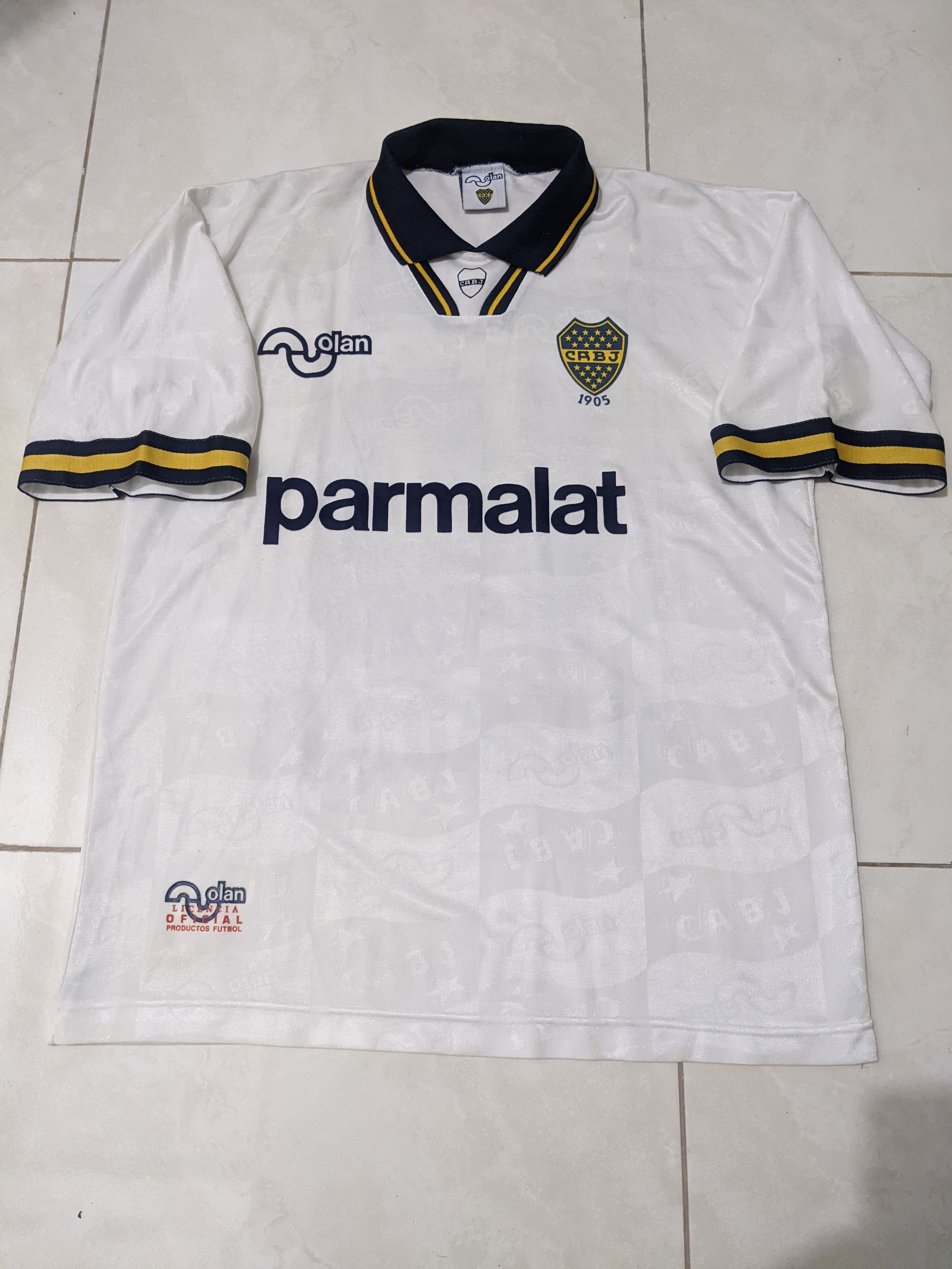 Vintage Boca junior 1994-95 home Maradona Jersey football shirt Size US L / EU 52-54 / 3 - 1 Thumbnail