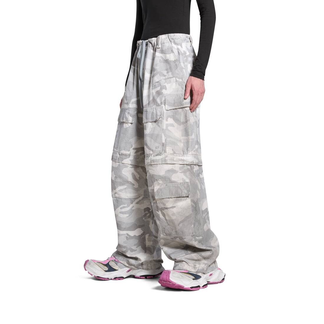 Balenciaga o1tr1nto1025 Large Cargo Pants in Light Grey Size US 34 / EU 50 - 5 Thumbnail