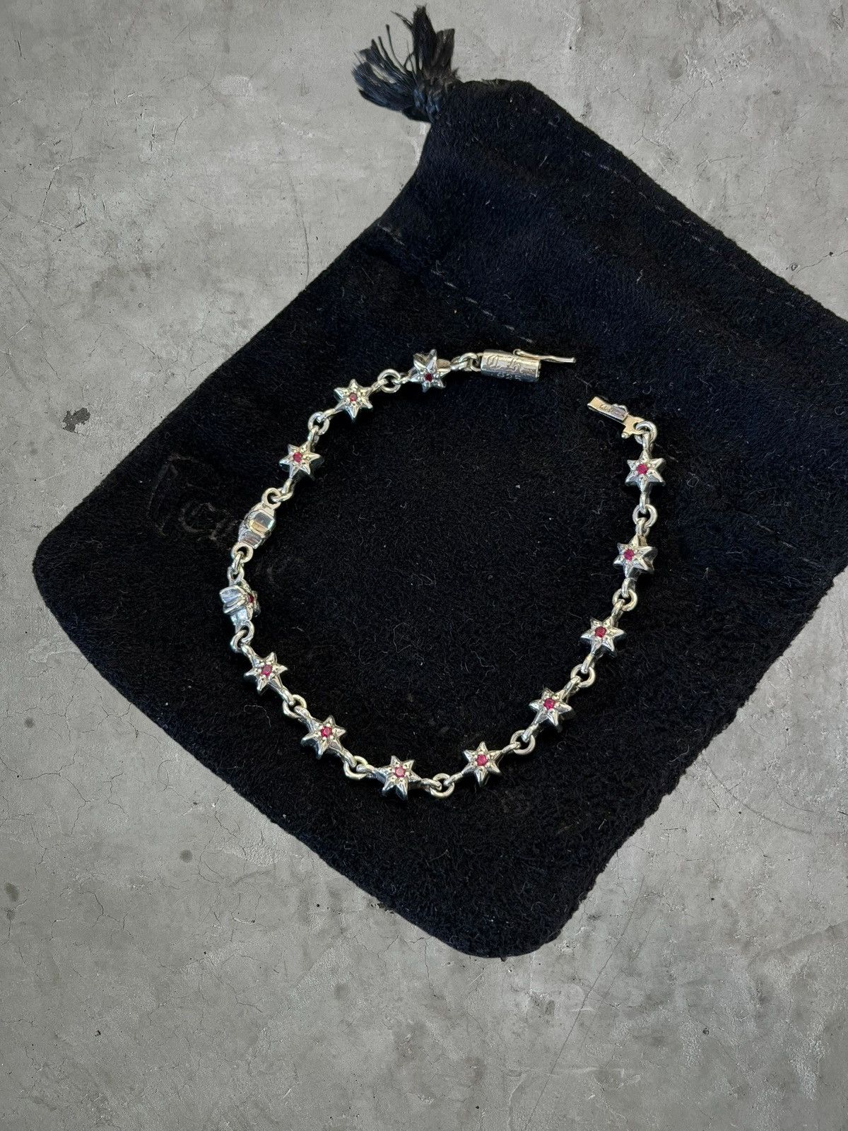 Chrome Hearts Chrome Hearts Ruby Star Bracelet Size ONE SIZE - 2 Thumbnail