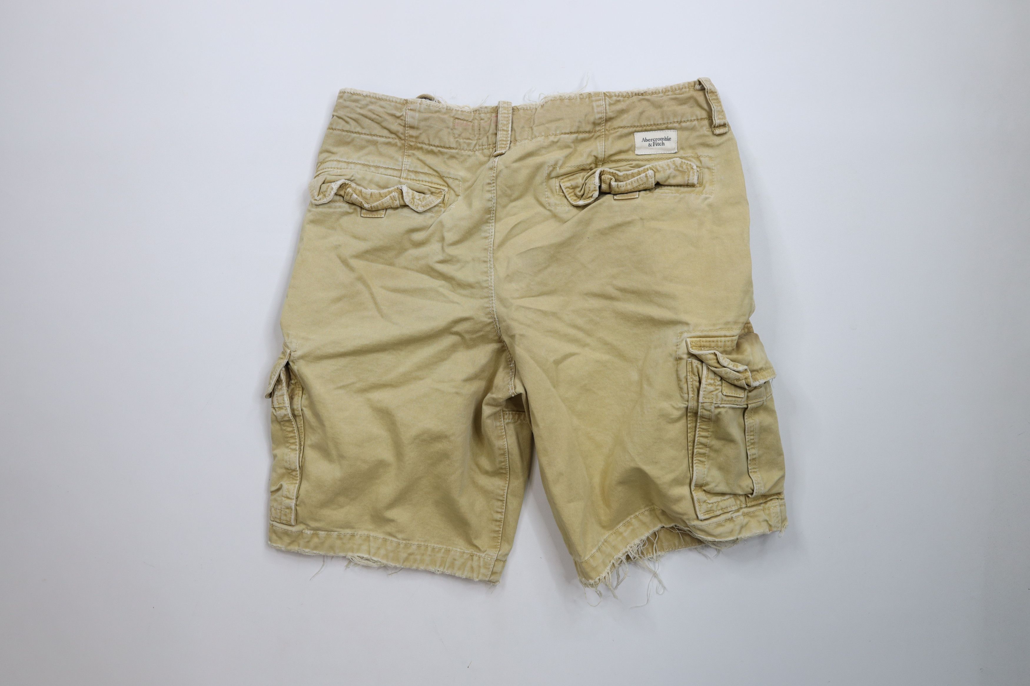 Abercrombie & Fitch × Vintage Vintage Abercrombie & Fitch Button Fly Heavy Cargo Shorts Size US 33 - 11 Thumbnail