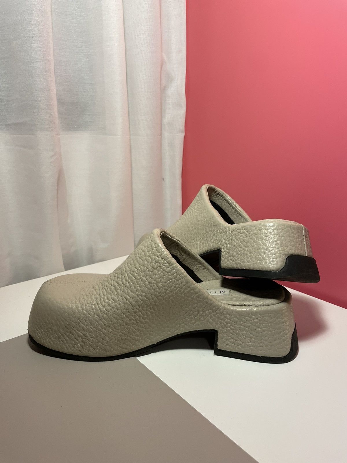 Miista Miista beige clogs Size US 11 / IT 41 - 2 Thumbnail