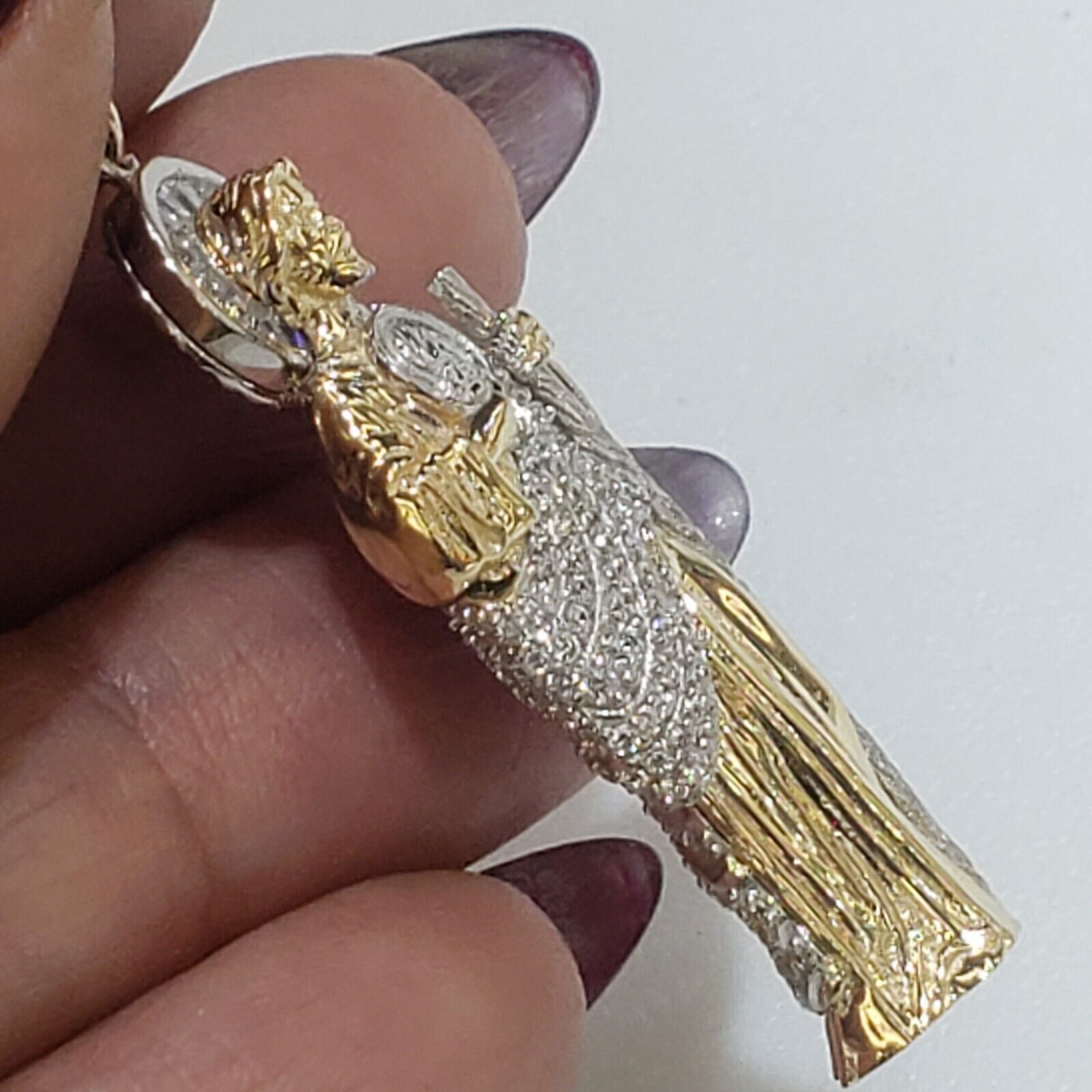 Other 3d Real 14k Gold Saint Jude judas Pendant charm Size ONE SIZE - 4 Thumbnail
