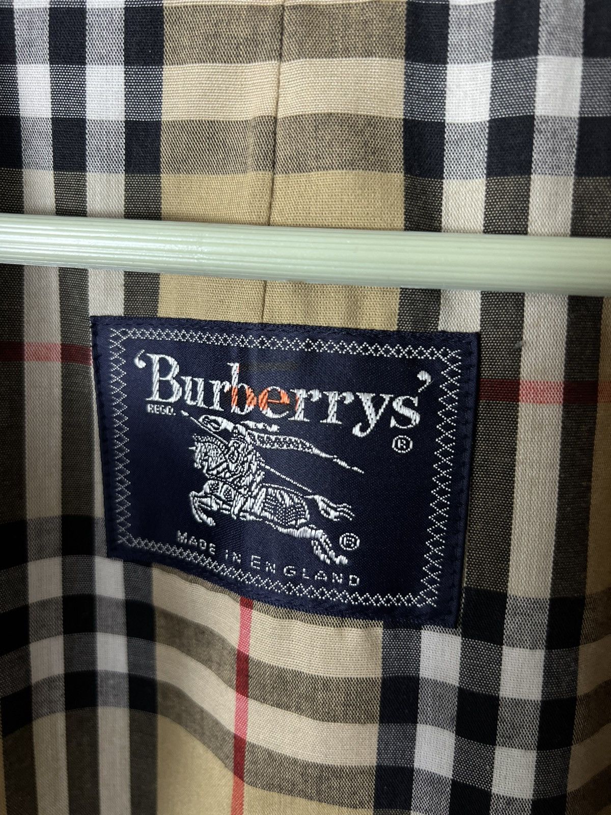 Burberry Burberrys Vintage Trench Coat Beige Nova Check L England Size L / US 10 / IT 46 - 14 Thumbnail