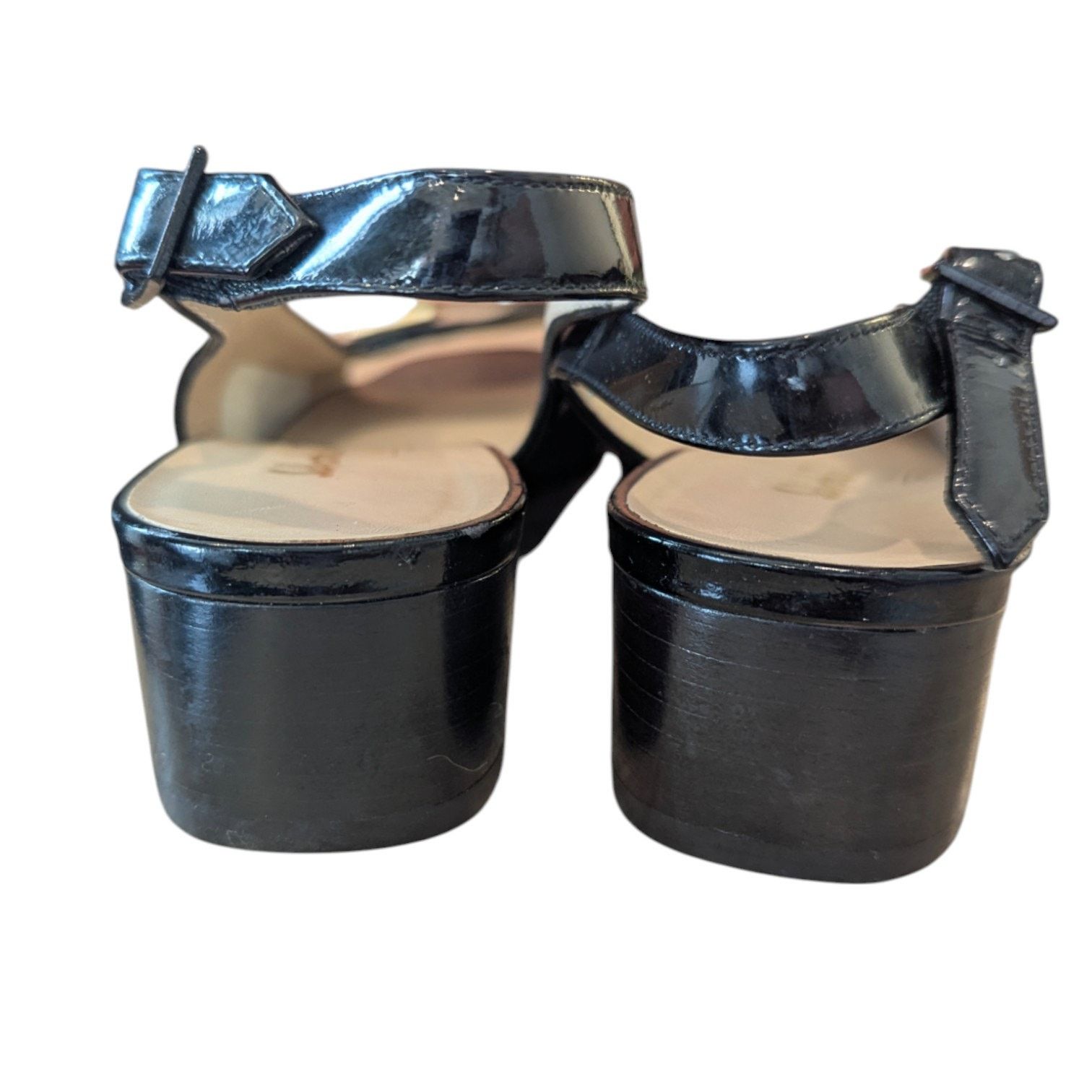 Salvatore Ferragamo 7AA Salvatore Ferragamo Boutique Black Leather Slingback Size US 7 / IT 37 - 5 Thumbnail