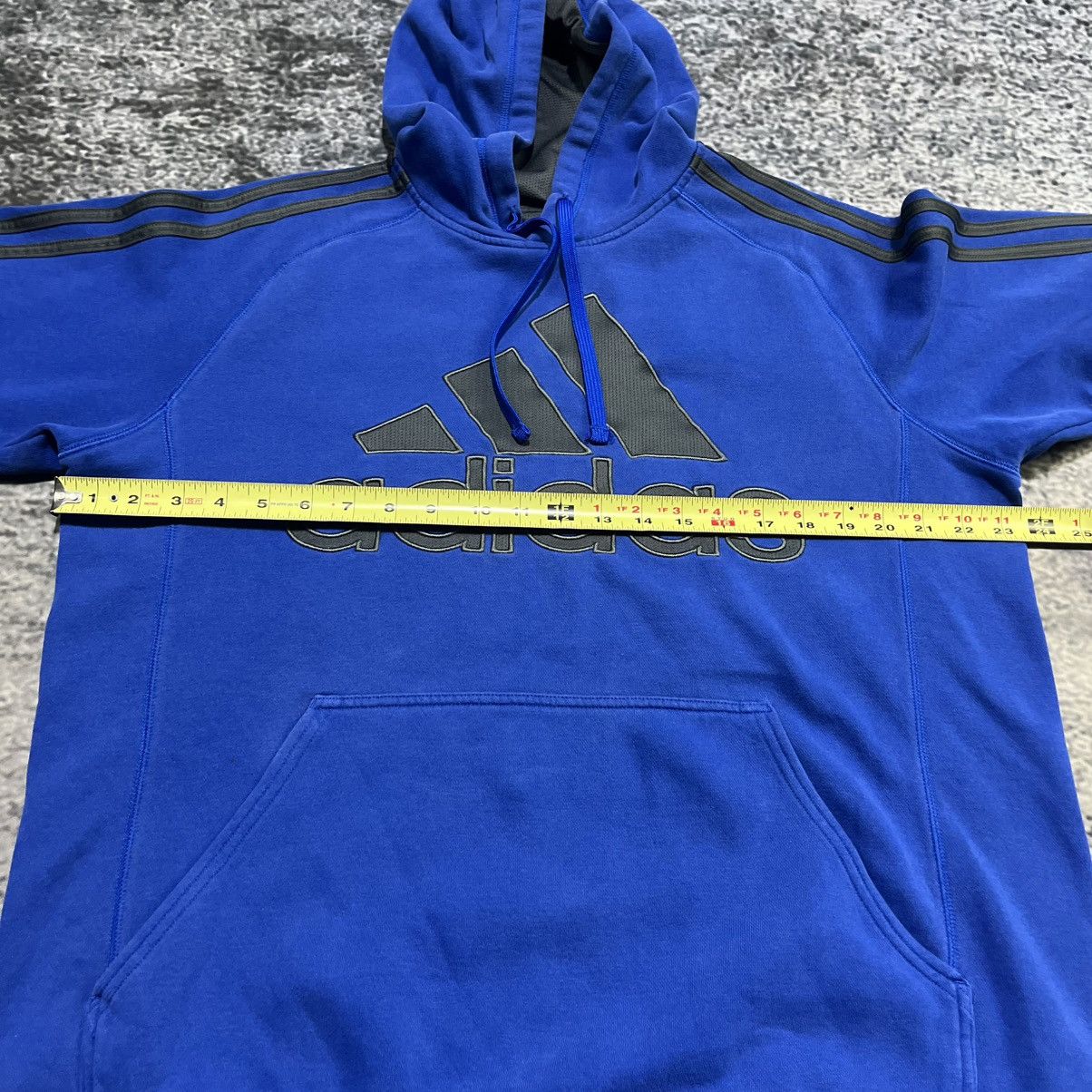 Adidas Vintage Y2K Adidas Blue Spellout Skater Hoodie Size Medium Size US M / EU 48-50 / 2 - 9 Thumbnail