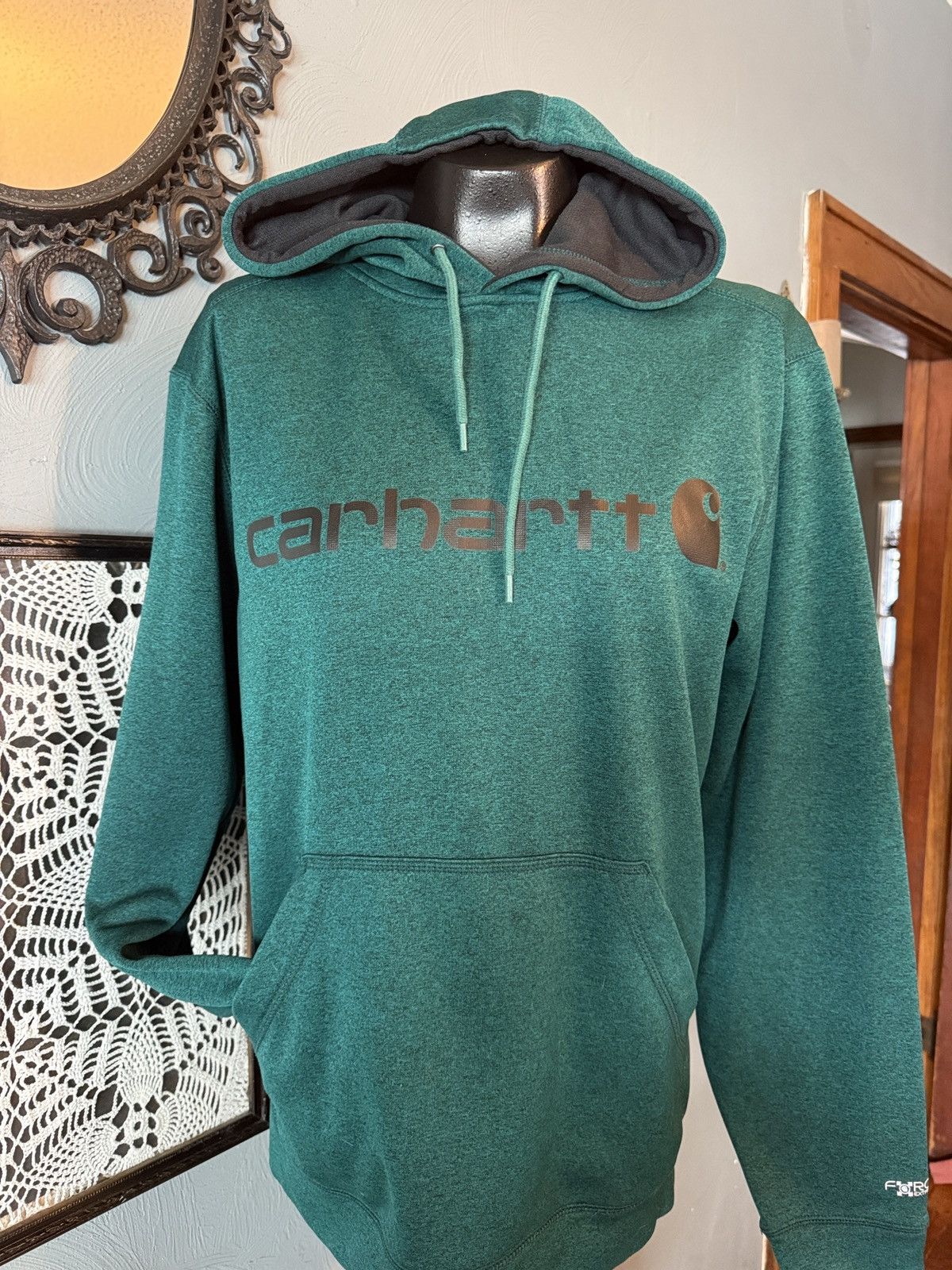 Carhartt Carhartt teal hoodie Size US S / EU 44-46 / 1 - 2 Thumbnail