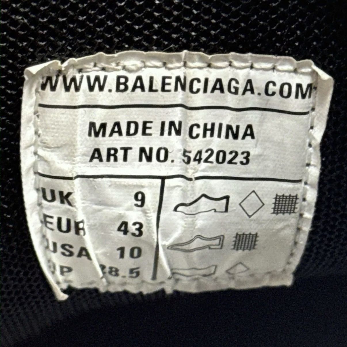 SZ 10 - Balenciaga Track Orange White Sneaker - Worn Twice