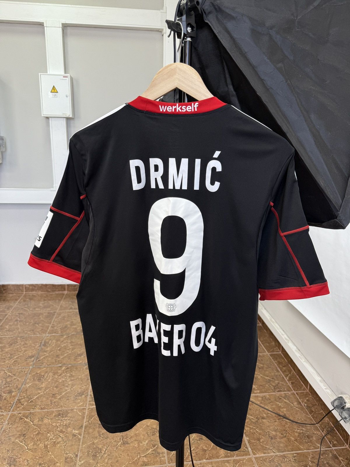 Adidas 🇩🇪 2013 Adidas #9 Drmic Bayern Munich Soccer Jersey Bundes Size US L / EU 52-54 / 3 - 1 Thumbnail