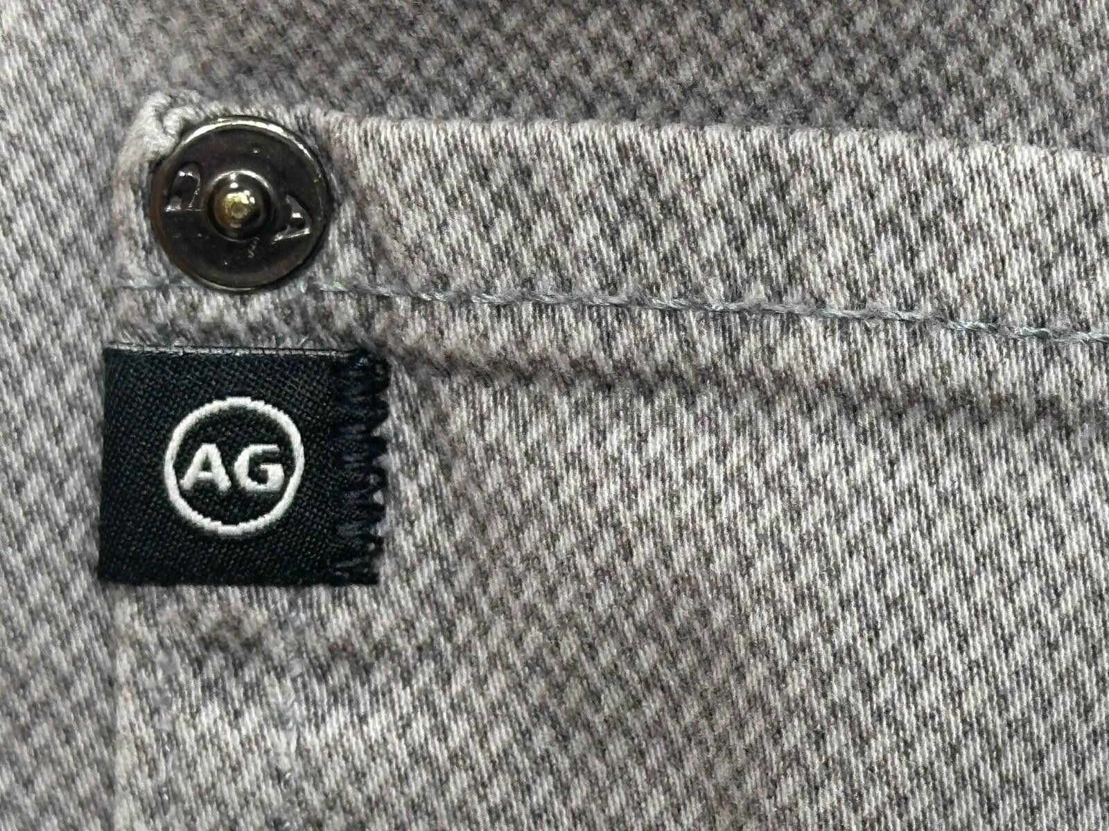 AG Adriano Goldschmied Adriano Goldschmeid Slim Straight Chinos Gray Mens 36/34 Size US 36 / EU 52 - 8 Thumbnail