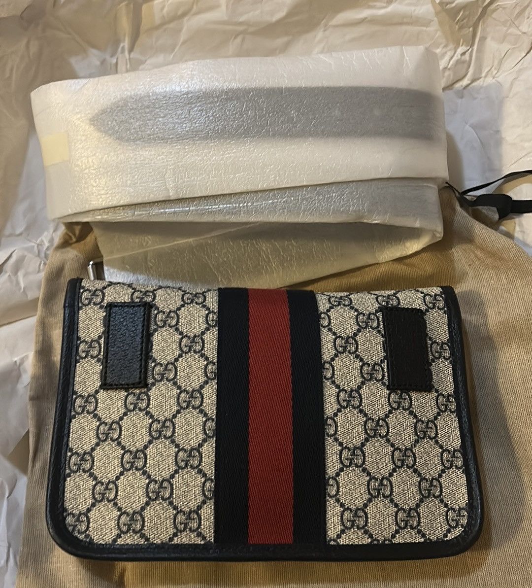 Gucci Gucci Ophidia Canvas with Leather Trim Belt Bag size 90 Size 36 - 6 Thumbnail