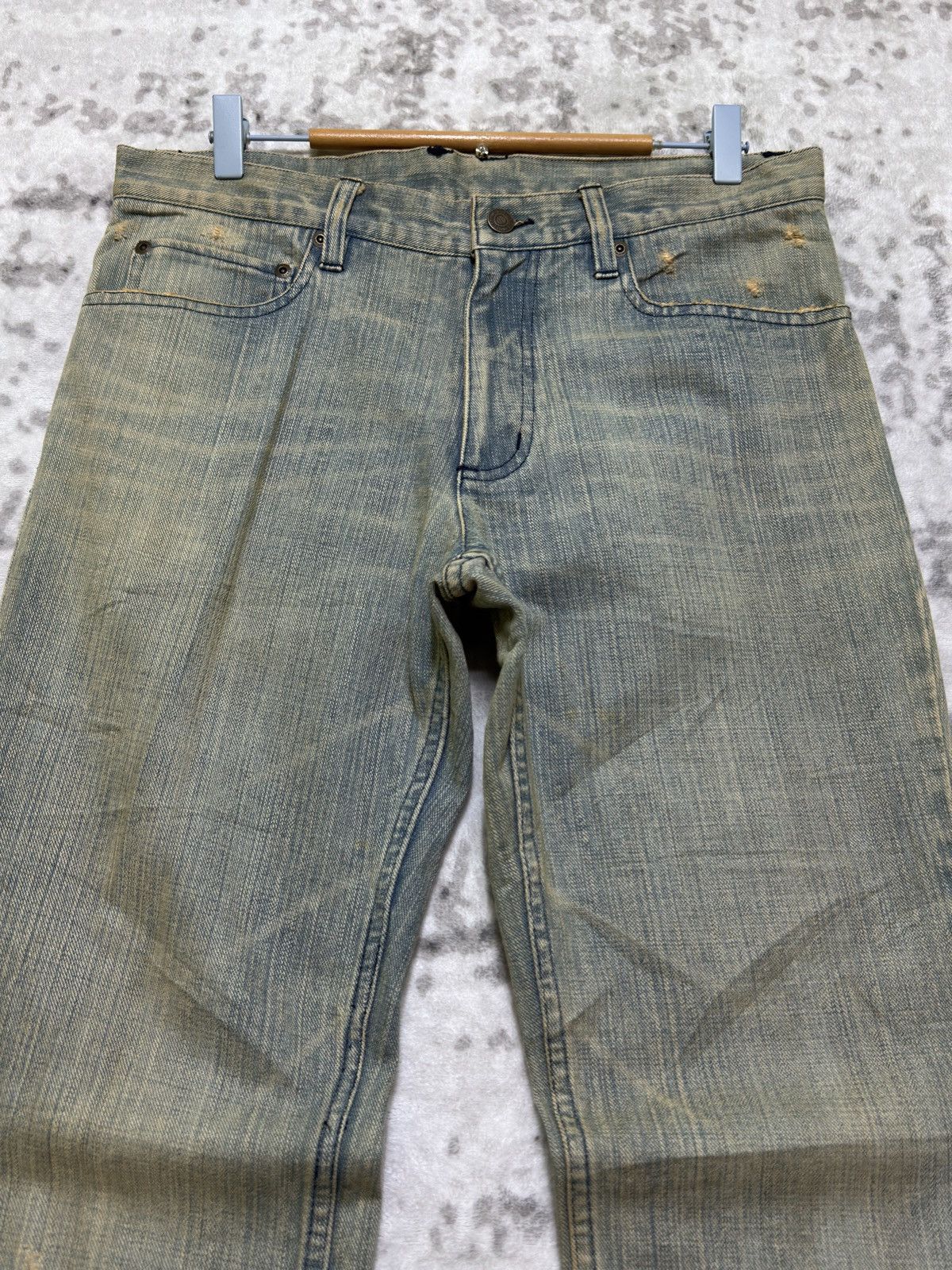 Nicole Club Vintage Monsieur Nicole Flared Mud Wash Bootcut Denim Jeans Size US 32 / EU 48 - 3 Thumbnail