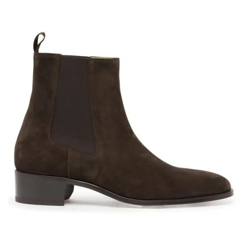 Tom Ford o1loc1c0425 J1387 Alec Chelsie Boots in Brown Size US 10 / EU 43 - 1 Thumbnail