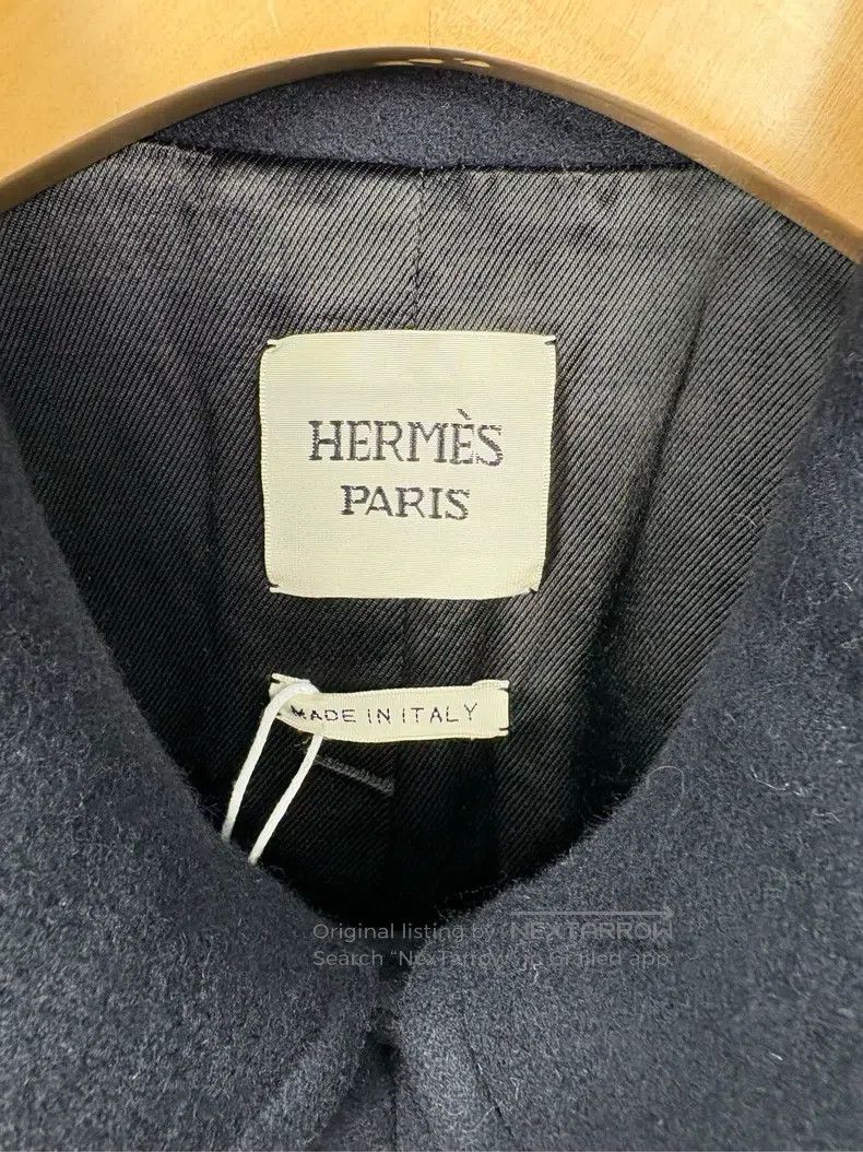 Hermes Hermes Blue Lapel Long Sleeve Jacket Size S / US 4 / IT 40 - 3 Thumbnail