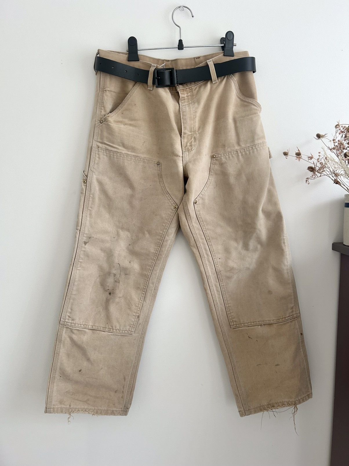 Carhartt Vintage Made in U.S.A Carhartt double knee pants Size US 31 - 1 Thumbnail