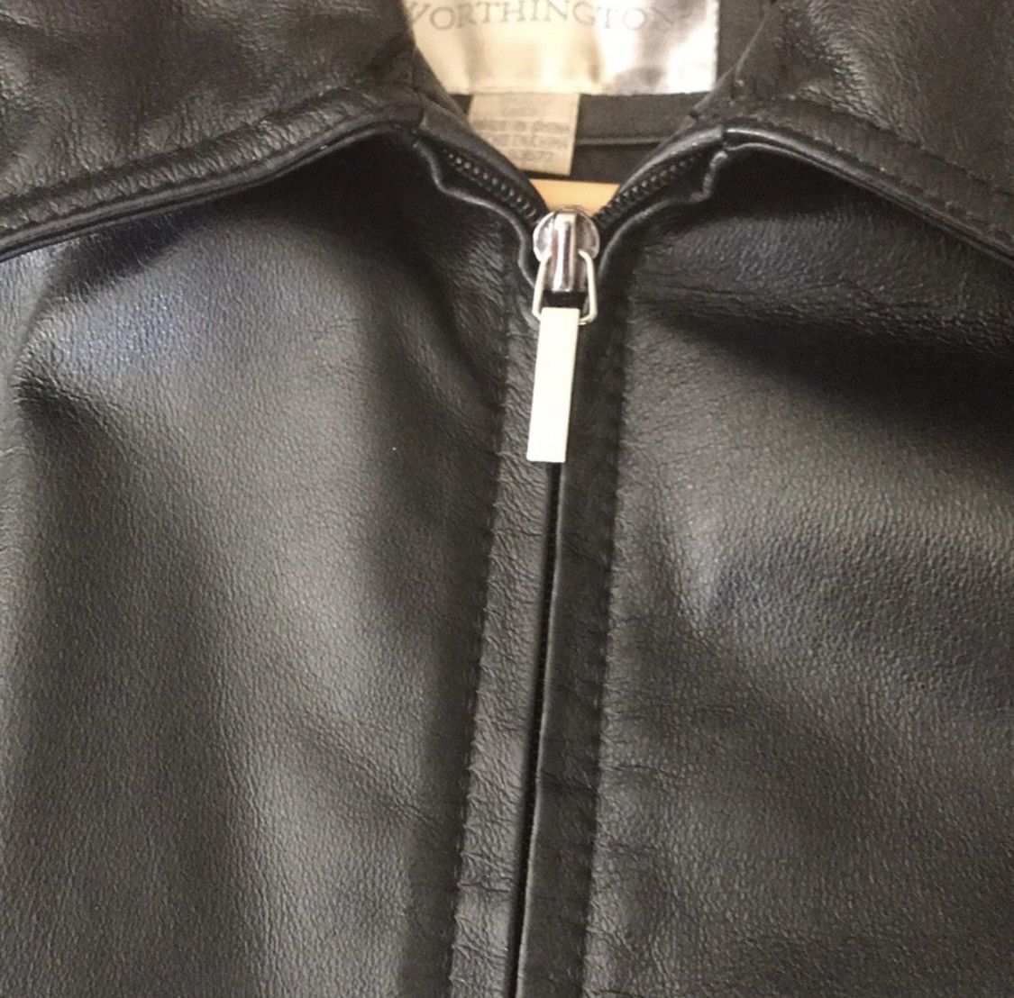 Worthington VINTAGE WORTHINGTON GENUINE LEATHER JACKET Size S / US 4 / IT 40 - 4 Thumbnail