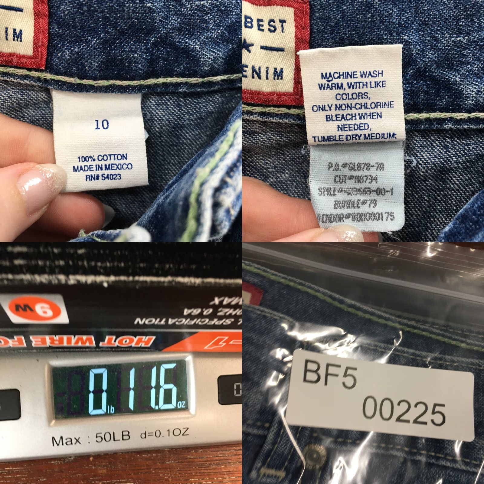 Old Navy Old Navy Mom Shorts Womens 10 Blue Denim Cotton High Rise Zip Fly 31in Waist 3in Inseam Shorts Womens Mens Girls Size 32" / US 10 / IT 46 - 10 Thumbnail