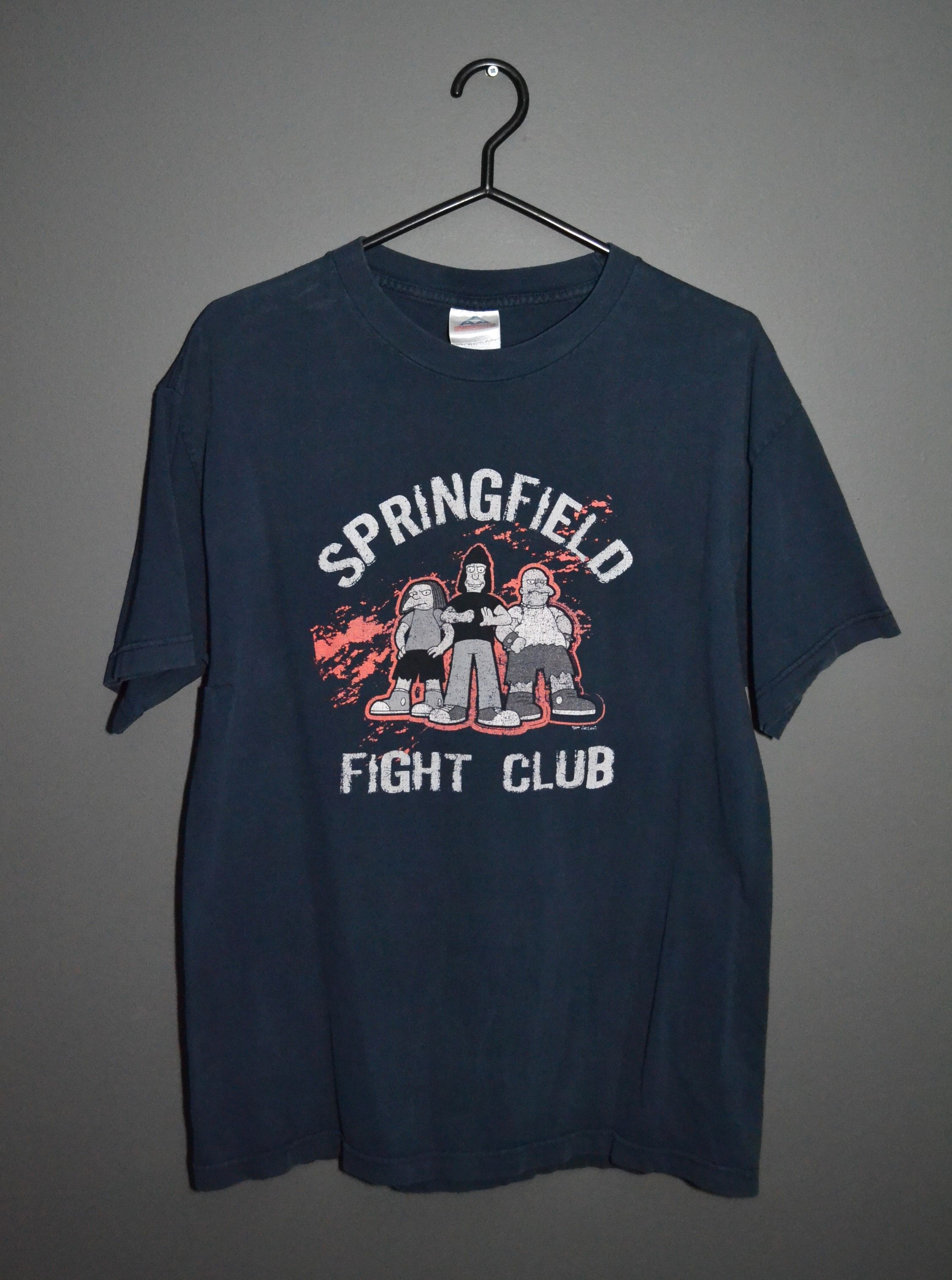 Vintage Vintage The Simpsons 2003 Springfield Fight Club T-Shirt S Size US S / EU 44-46 / 1 - 2 Thumbnail