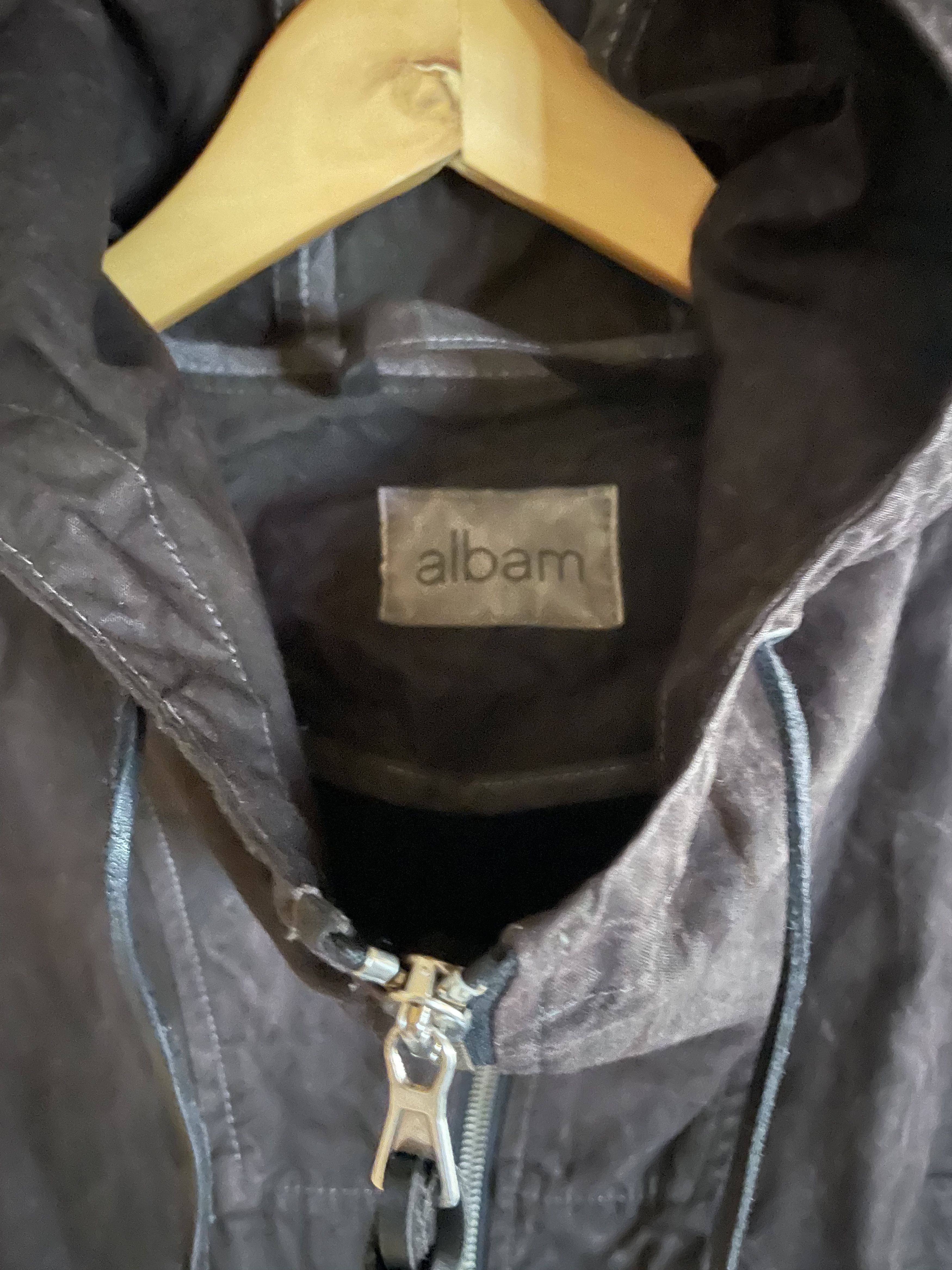 Albam Albam Cotton Hand-Dyed Charcoal Grey Distressed Jacket, Med Size US M / EU 48-50 / 2 - 2 Thumbnail
