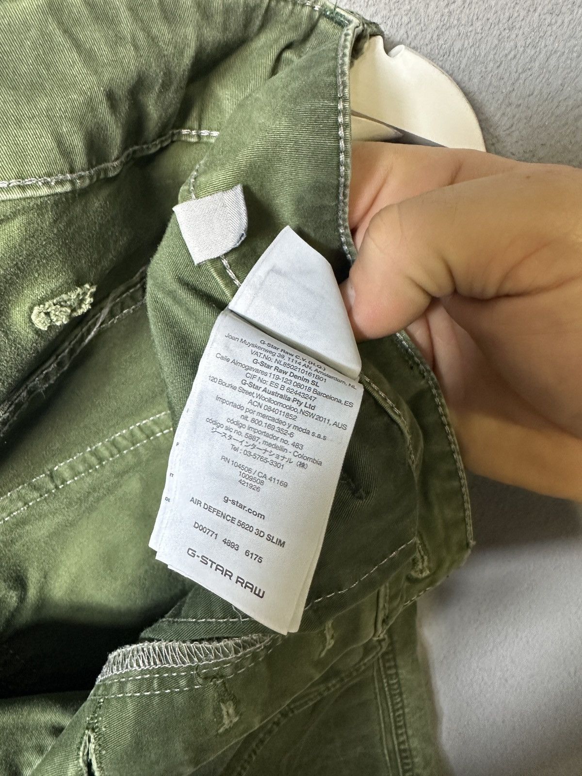 G-Star G-star Raw Air Defence 5620 3D slim Size US 29 - 6 Thumbnail