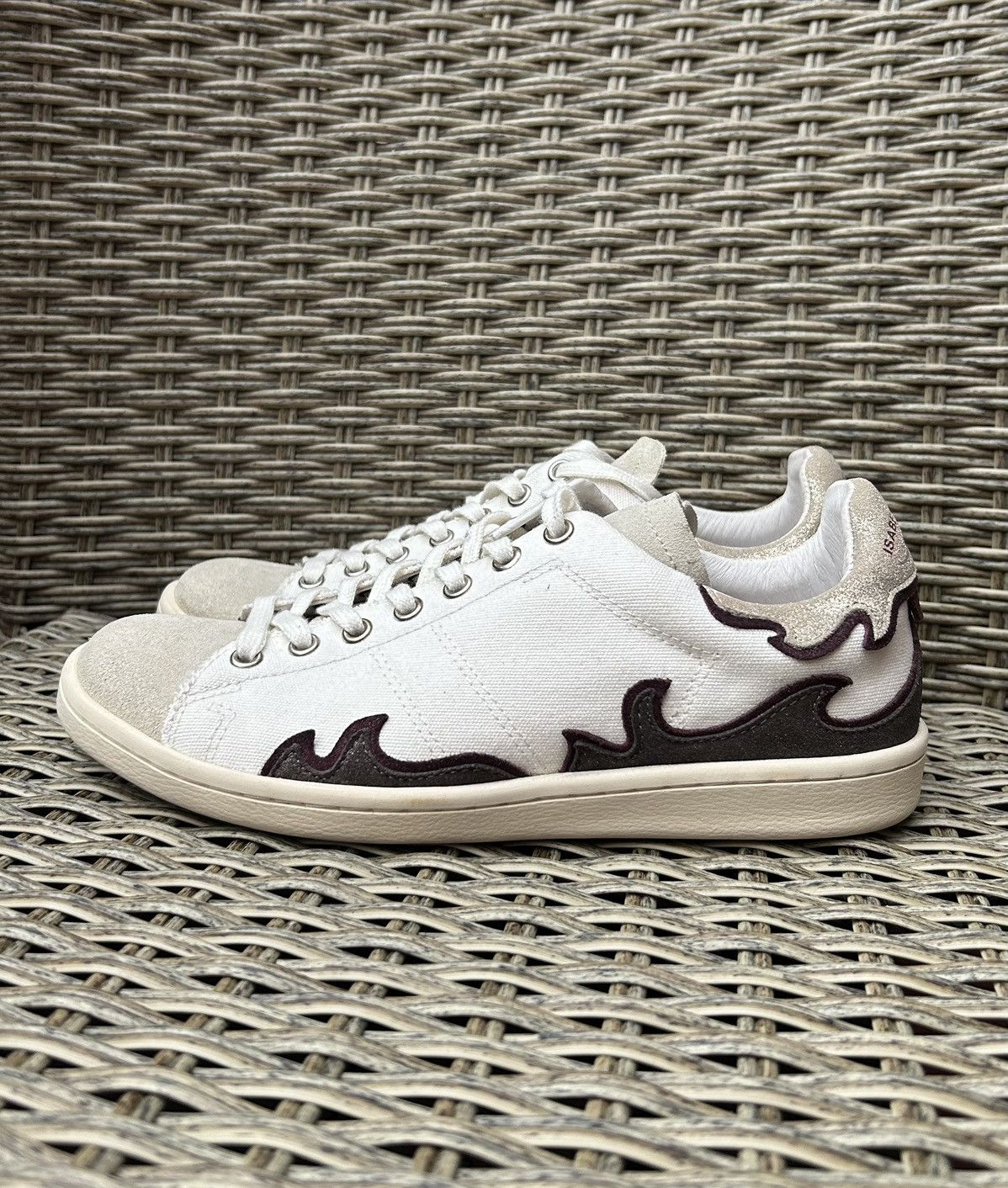 スニーカー Isabel Marant Etoile White Leather Logo Classic Sn Sneakers Isabel Marant Etoile White Leather Logo Classic Sn Sneakers