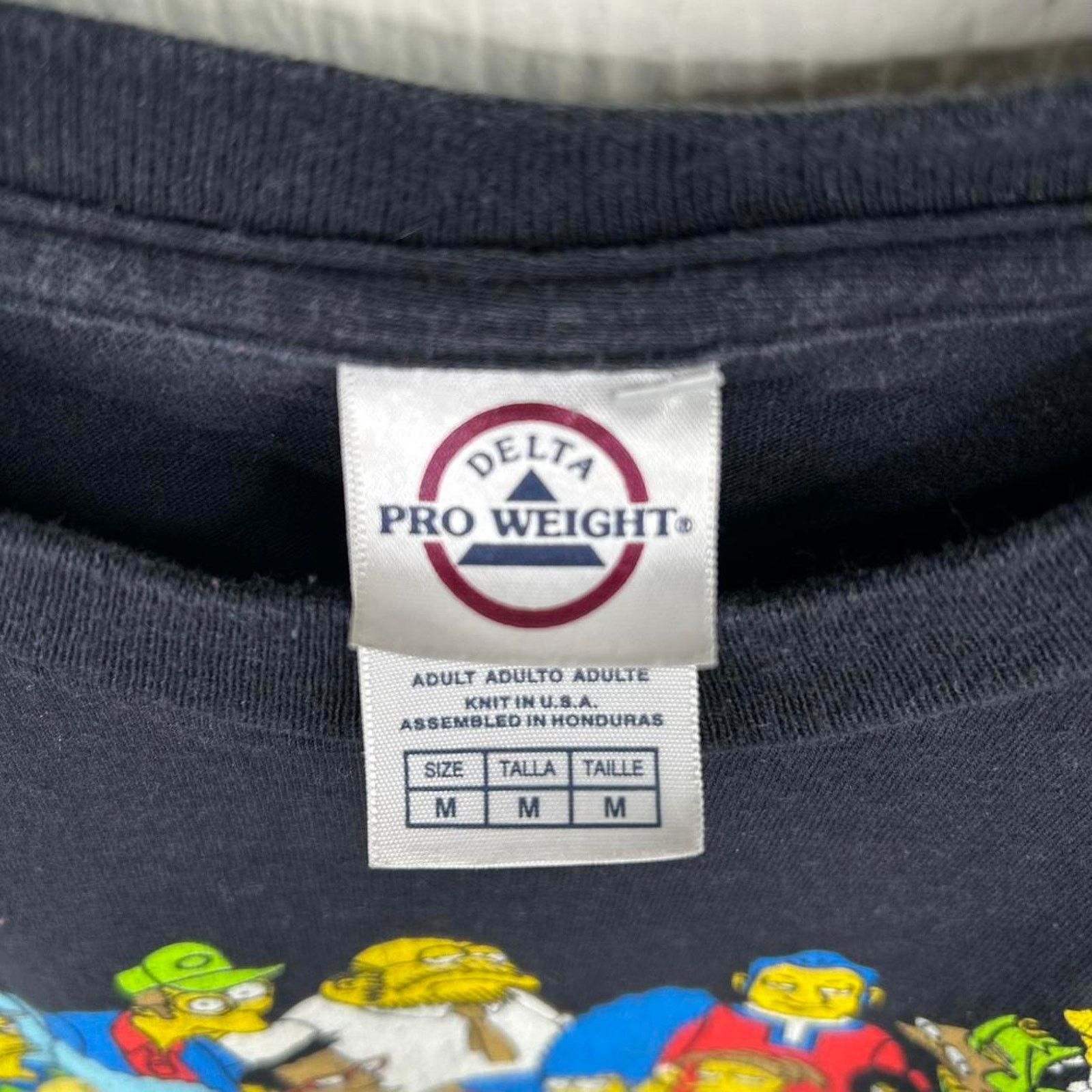 Delta Vintage 90’s Simpsons Characters Giant Print Tee Size Medium Size US M / EU 48-50 / 2 - 2 Thumbnail