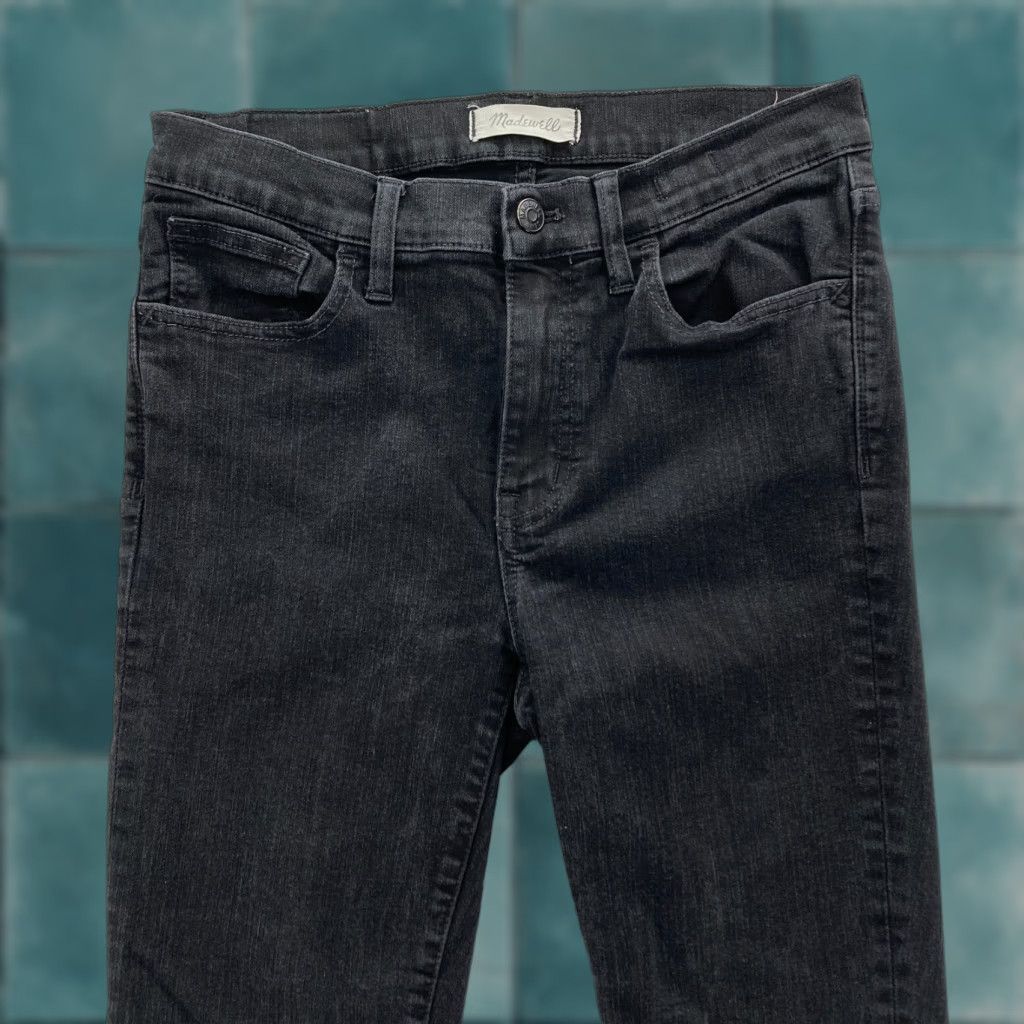 Madewell Madewell Roadtripper Jeans Women's Size 28 Black Stretch Denim Skinny Jeans Size 28" / US 6 / IT 42 - 1 Thumbnail