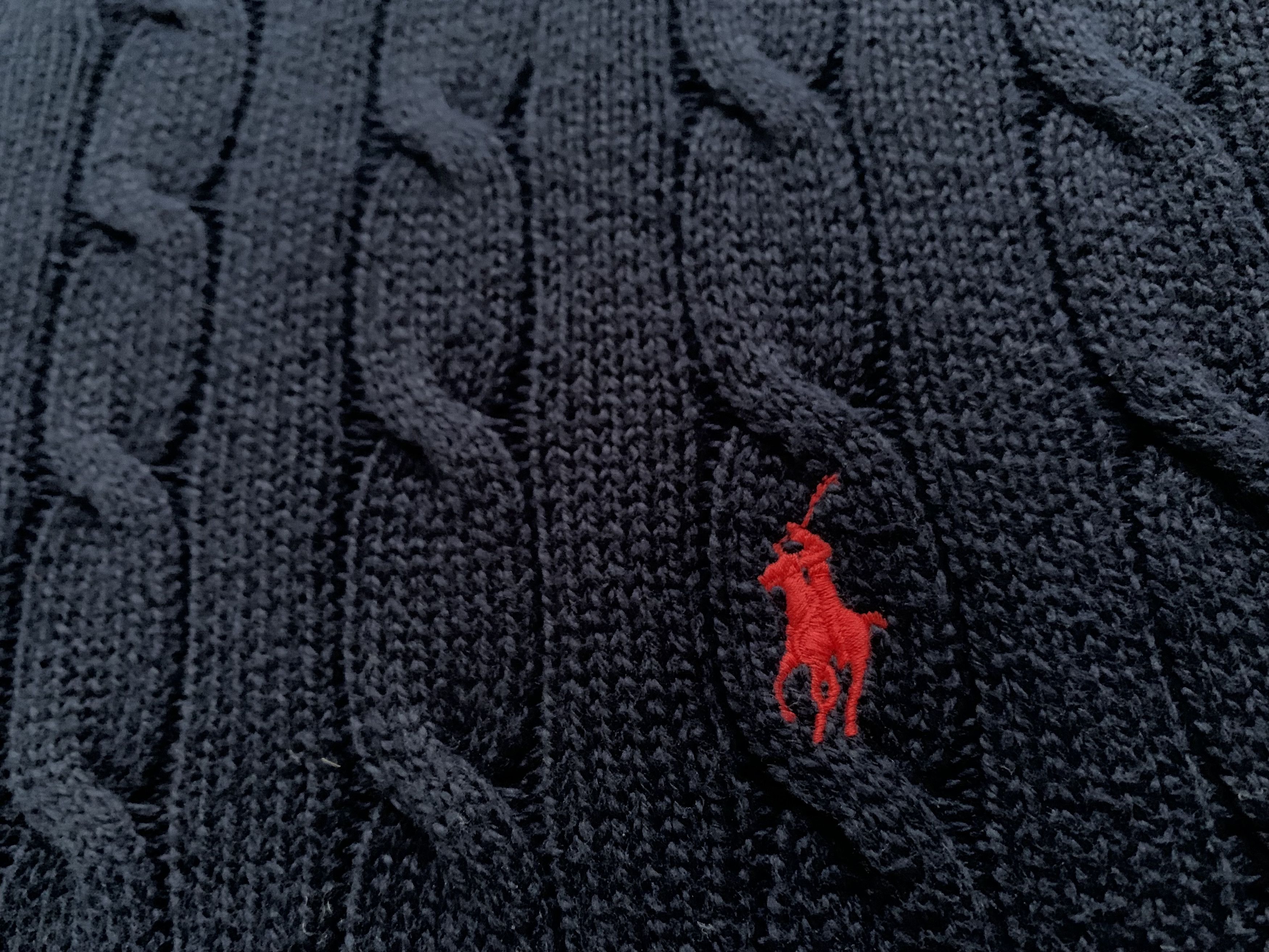 Polo Ralph Lauren Polo Ralph Lauren Vintage Cable Knit Crewneck Sweater Size US XXL / EU 58 / 5 - 6 Thumbnail