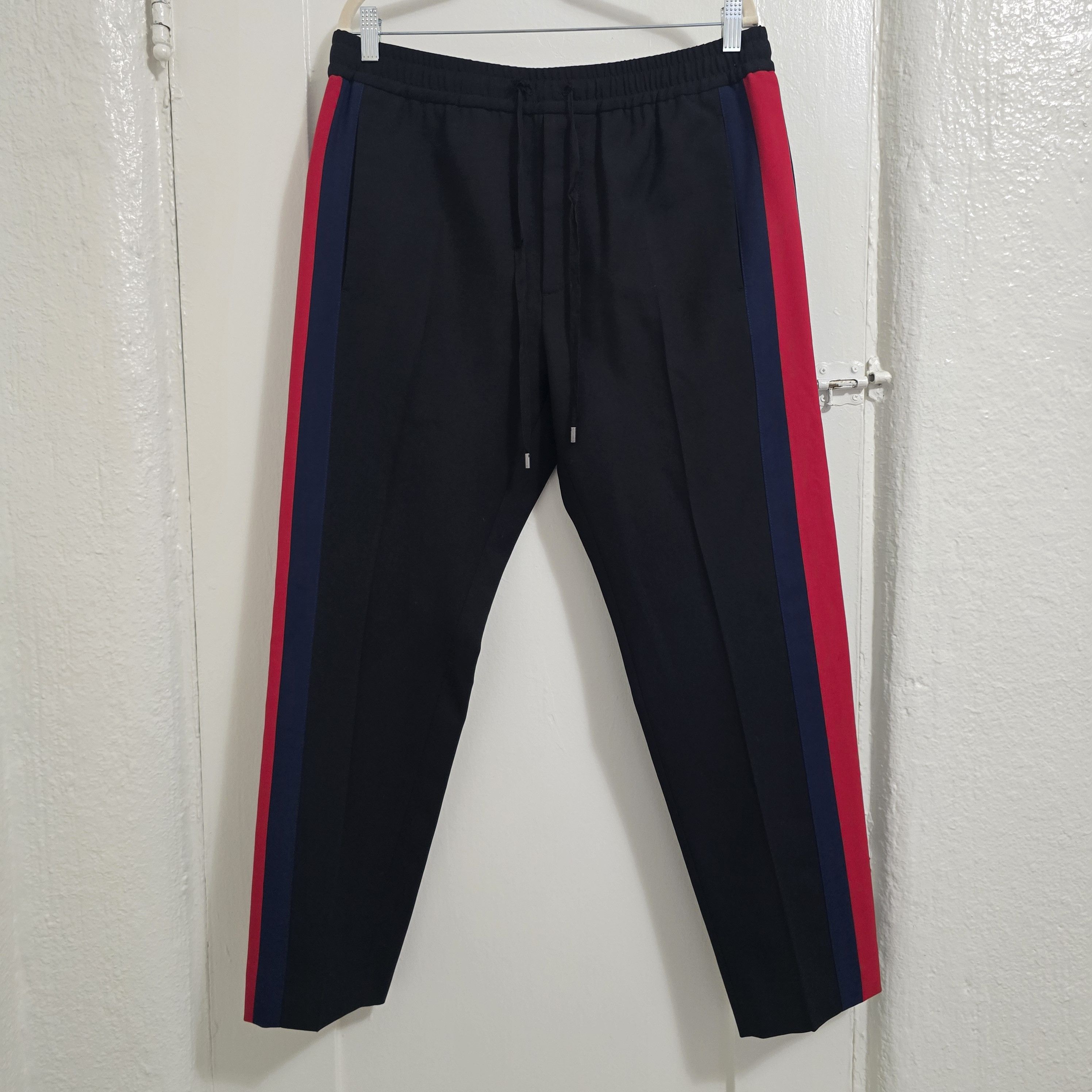 Gucci Size stripe wool pants Size US 32 / EU 48 - 2 Thumbnail