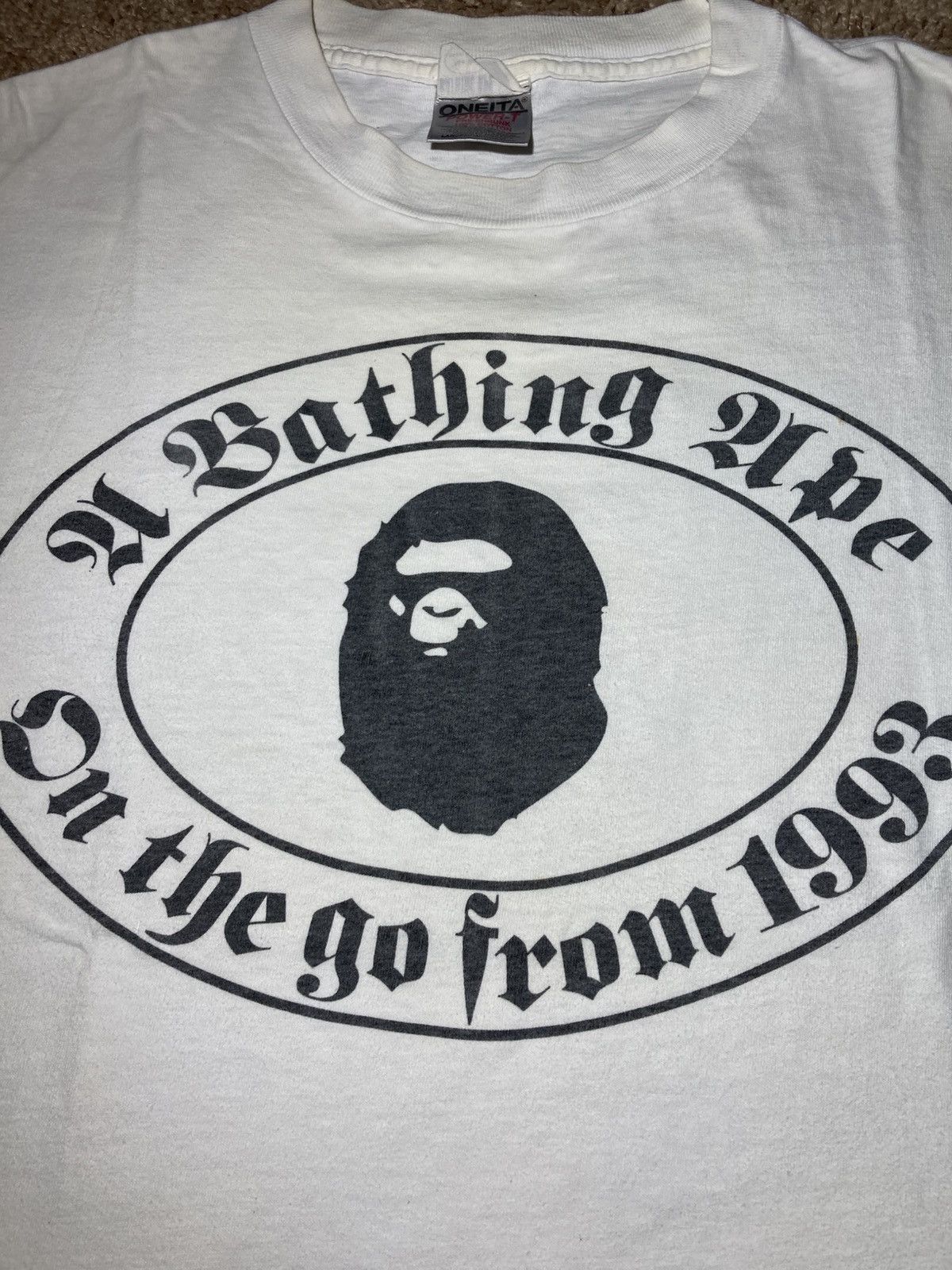 Bape 1996 Bape Circle Logo On The Go 1993 Emblem 90s Nigo OG Size US L / EU 52-54 / 3 - 5 Thumbnail