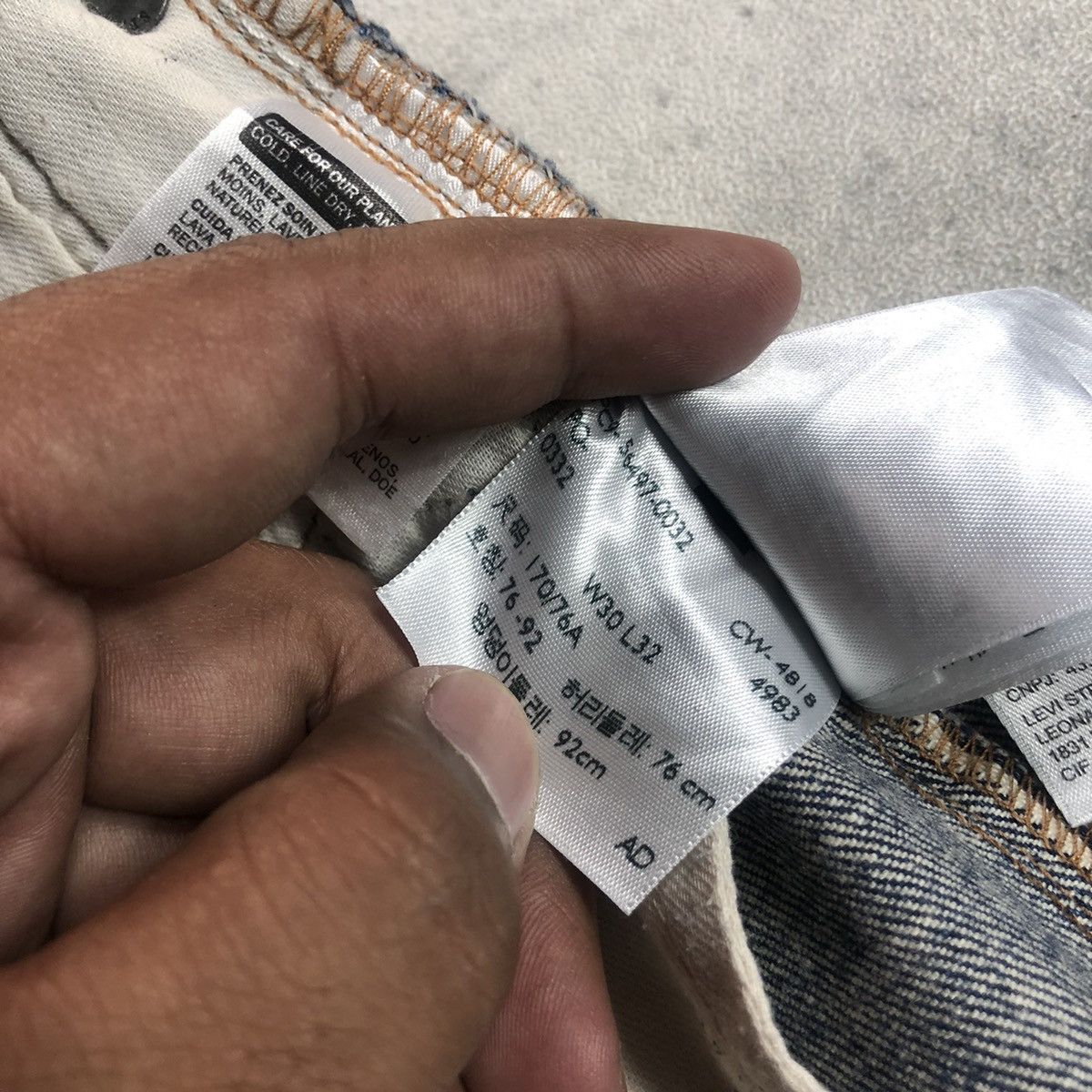 Levi's Made & Crafted LEVIS MADE & CRAFT SELVEDGE X LEVIS BLUE TAB JEANS Size US 30 / EU 46 - 15 Thumbnail