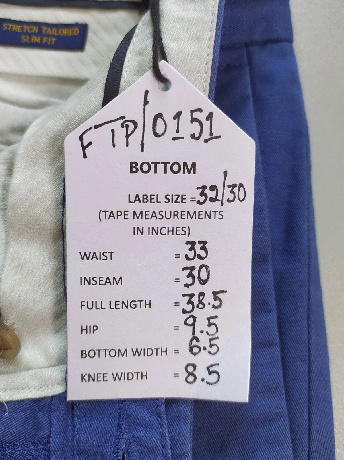 Polo Ralph Lauren Polo Ralph Lauren Stretch Slim Fit Chino Trouser FTP 0151 Size US 32 / EU 48 - 6 Thumbnail