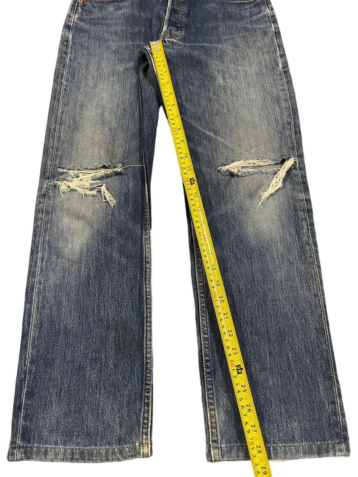Levi's Vintage 90s Levis 501 Distressed Style Baggy Jeans Size US 30 / EU 46 - 11 Thumbnail
