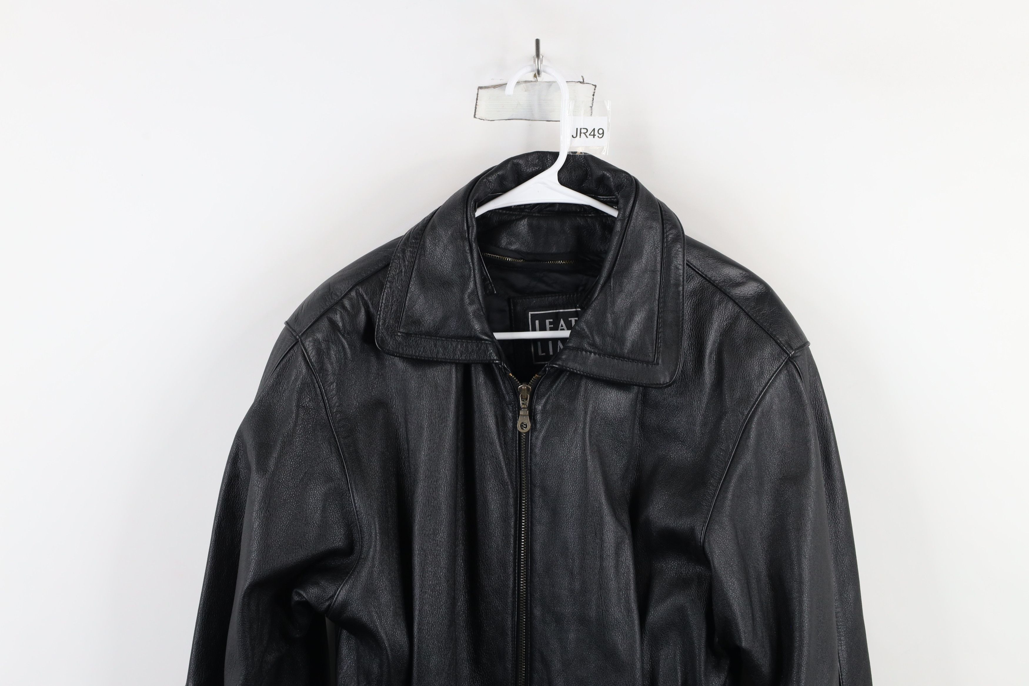 Vintage Vintage 90s Streetwear Full Zip Leather Trench Coat Jacket Size US M / EU 48-50 / 2 - 2 Thumbnail