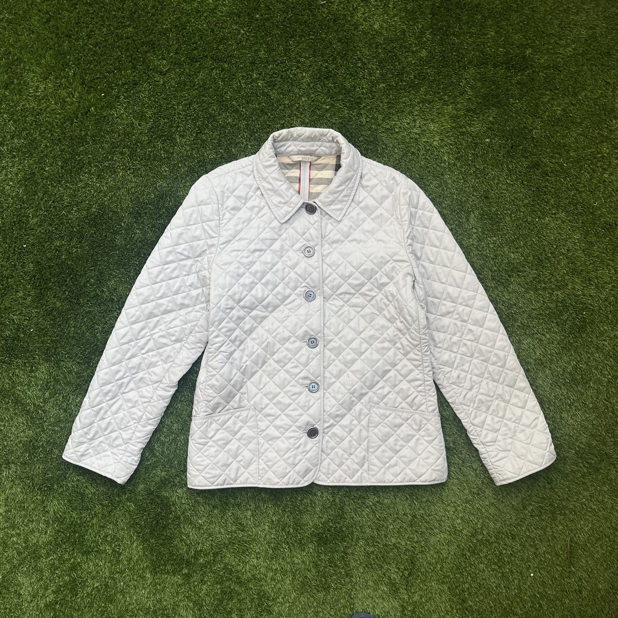 Burberry Burberry Brit Quilted Jacket – Nova Check Lining – Beige Size M / US 6-8 / IT 42-44 - 2 Thumbnail