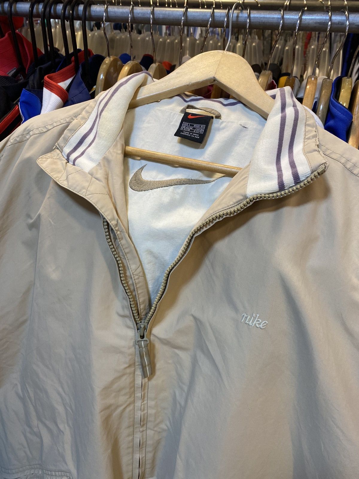 Nike Vintage Y2K Nike Spell Out Jacket Size US L / EU 52-54 / 3 - 2 Thumbnail