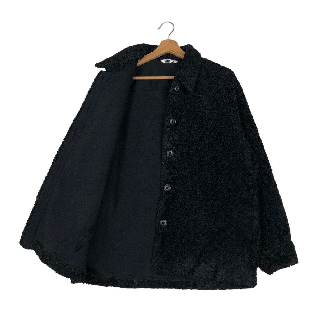 Japanese Brand 🔥Rich Black Vintage Button Jacket Work Uniqlo Undercover Size US L / EU 52-54 / 3 - 11 Thumbnail