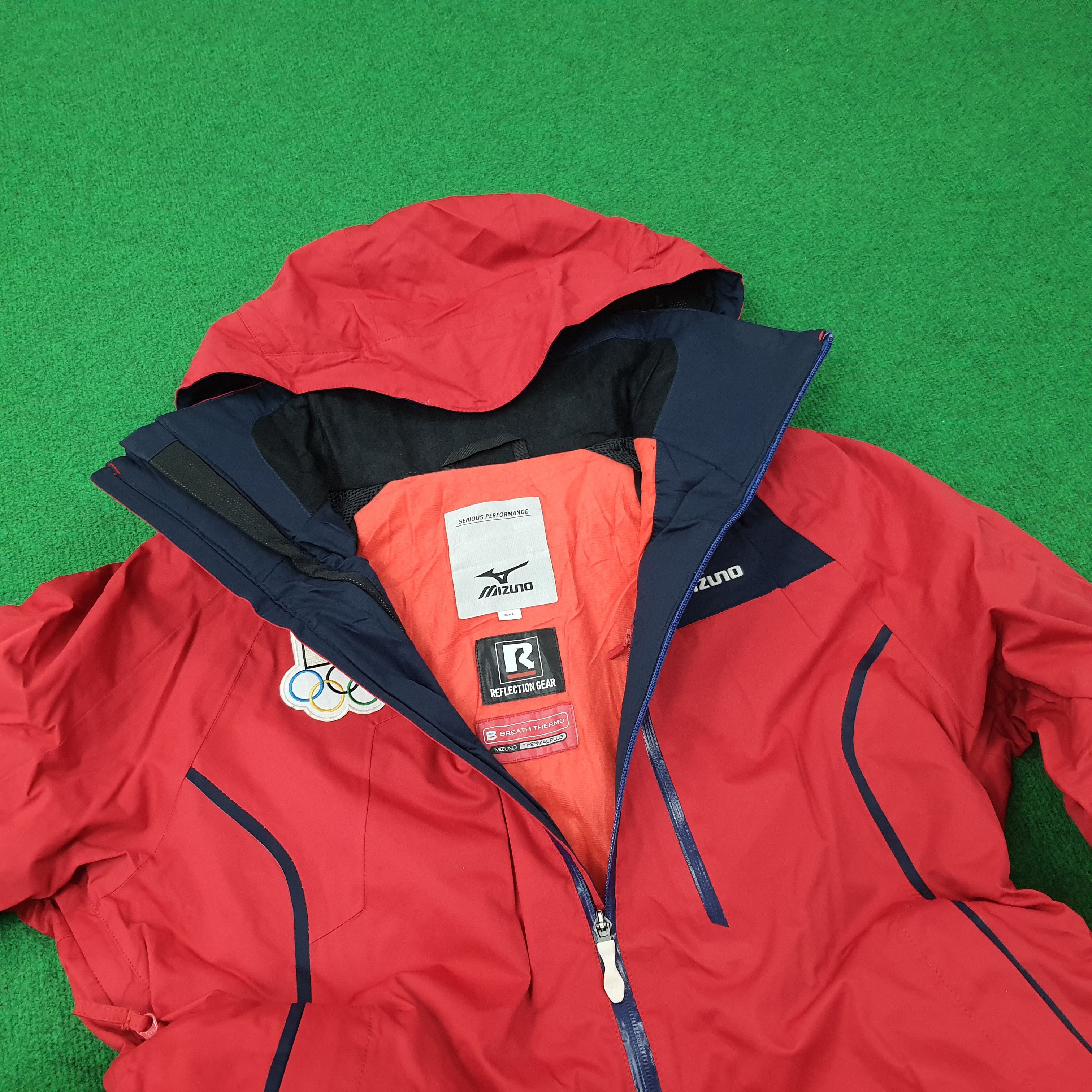 Mizuno Vintage Mizuno Olympic Japan Thermal Plus Jacket C264N12 Size US L / EU 52-54 / 3 - 9 Thumbnail