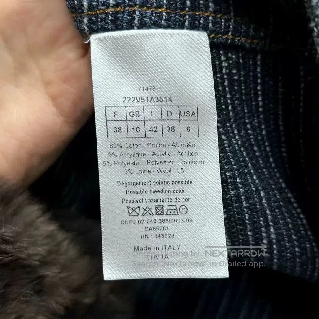 Dior dior indigo check long-sleeve casual jacket. Size US M / EU 48-50 / 2 - 3 Thumbnail