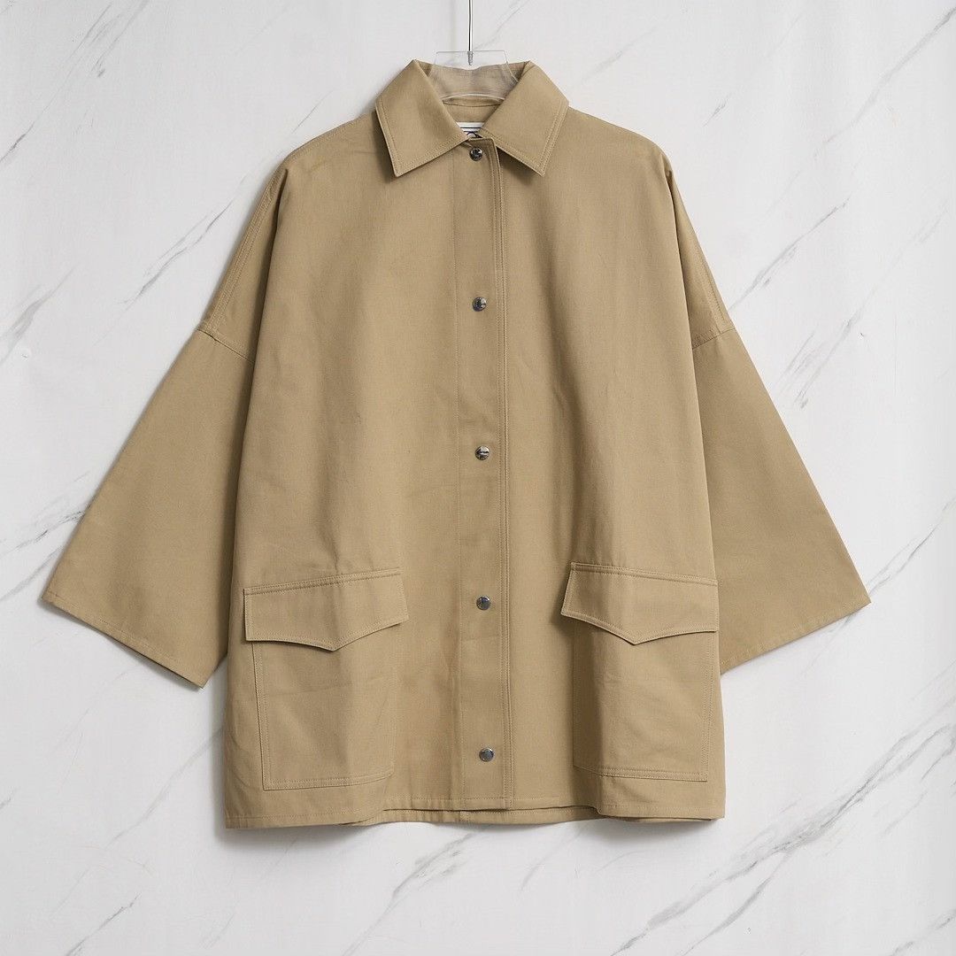Toteme Toteme Women's Oversized Minimalist Trench Coat Size M / US 6-8 / IT 42-44 - 1 Thumbnail