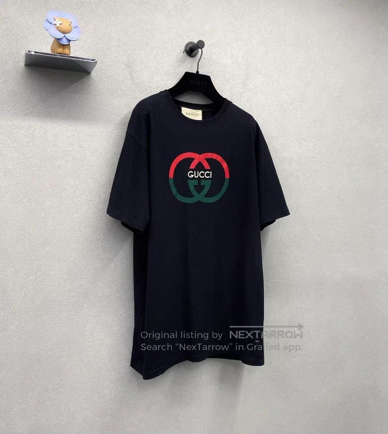 Gucci Gucci Black double G short sleeves Size US M / EU 48-50 / 2 - 3 Thumbnail