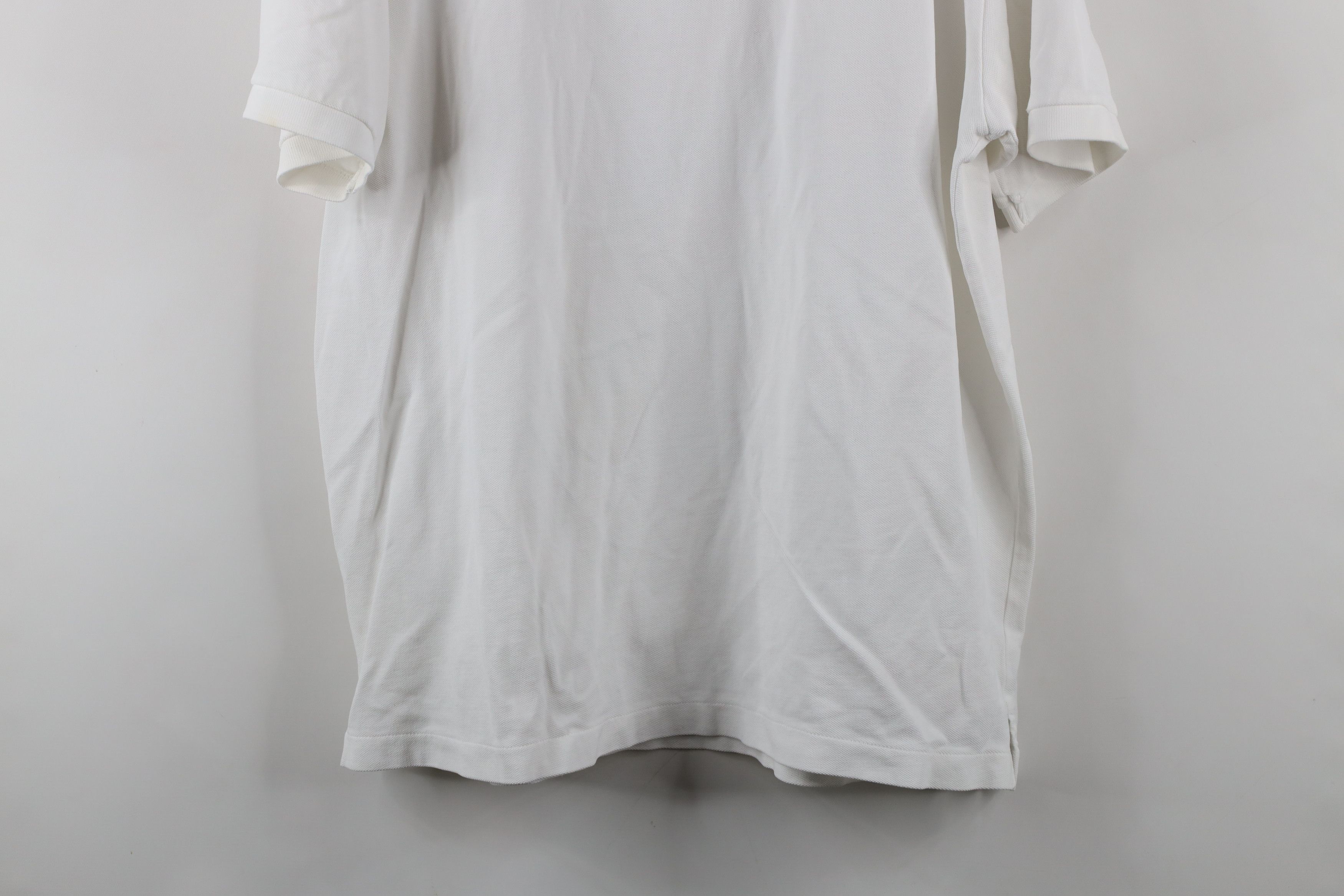 J.Crew × Vintage Vintage 90s J Crew Cotton Collared Golf Polo Shirt White Size US XL / EU 56 / 4 - 14 Thumbnail