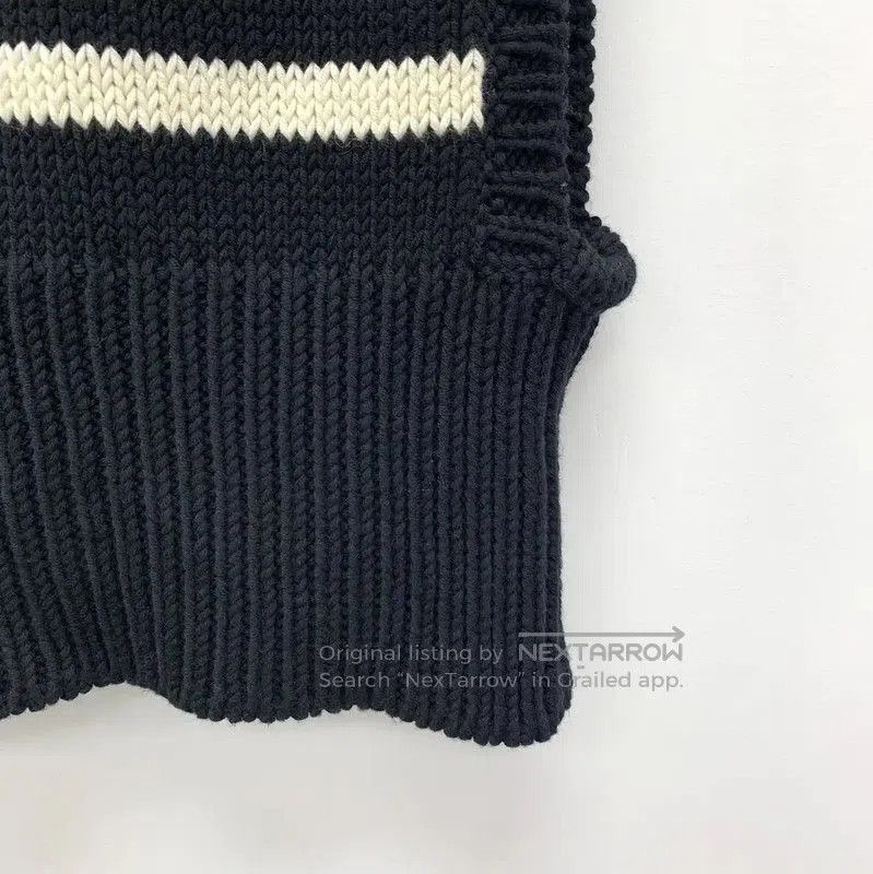 Dior Dior Black Striped Knit Pullover Sweater . Size XXS / US 00 / IT 34 - 4 Thumbnail