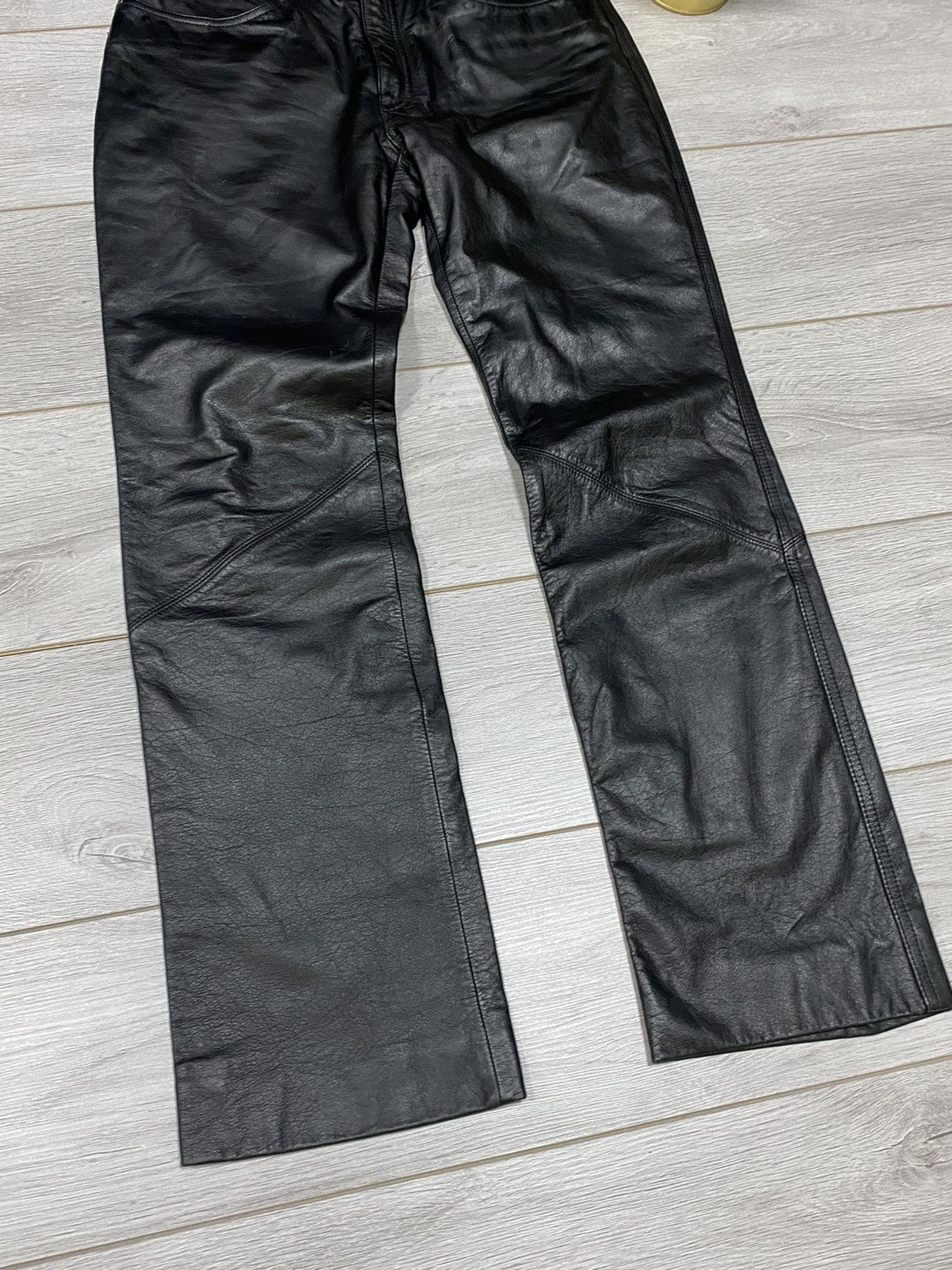 Vintage Harley Davidson RARE vintage leather pants Size US 36 / EU 52 - 5 Thumbnail