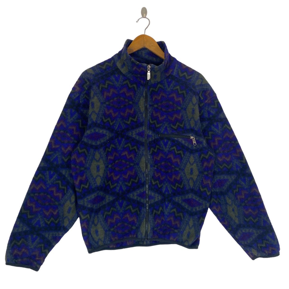 The North Face Vintage The North Face printed fleece zipper jacket Size US M / EU 48-50 / 2 - 3 Thumbnail