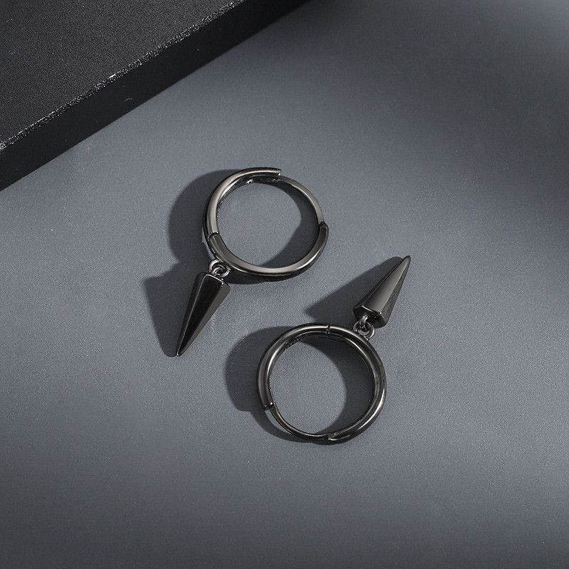 Jewelry × Sterling Silver Retro Earrings One Pairs Chrome Jewelry Size ONE SIZE - 6 Thumbnail