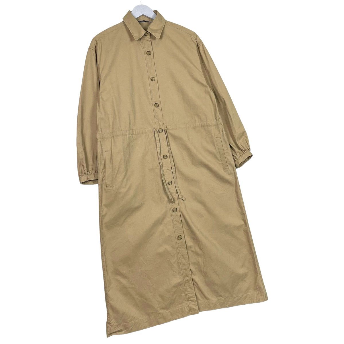 JW Anderson 💥J.W ANDERSON BEIGE LONG PARKA TRENCH JACKET Size US L / EU 52-54 / 3 - 3 Thumbnail