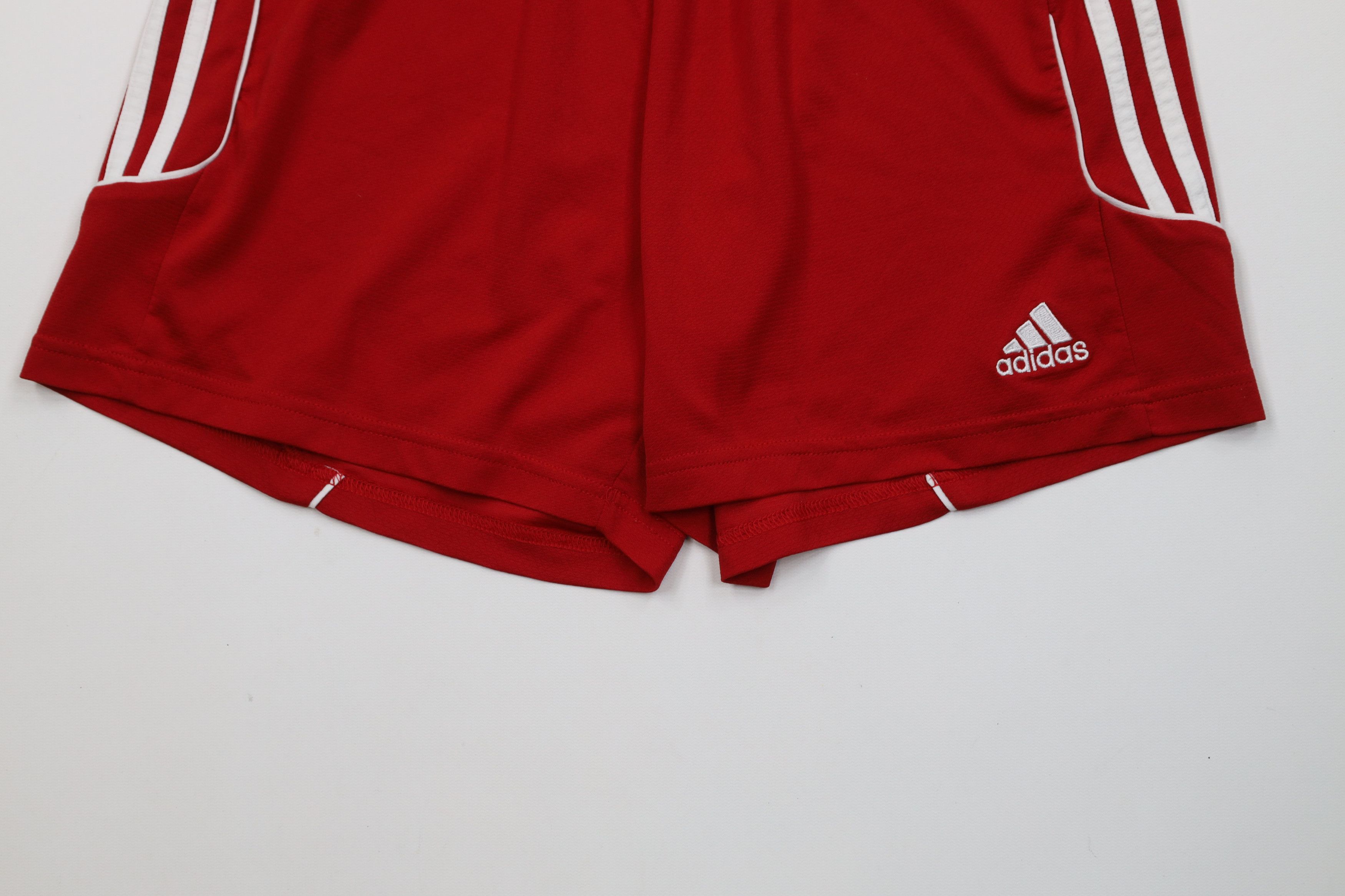 Adidas Vintage Y2K Adidas Striped Running Jogging Soccer Shorts Red Size US 30 / EU 46 - 4 Thumbnail