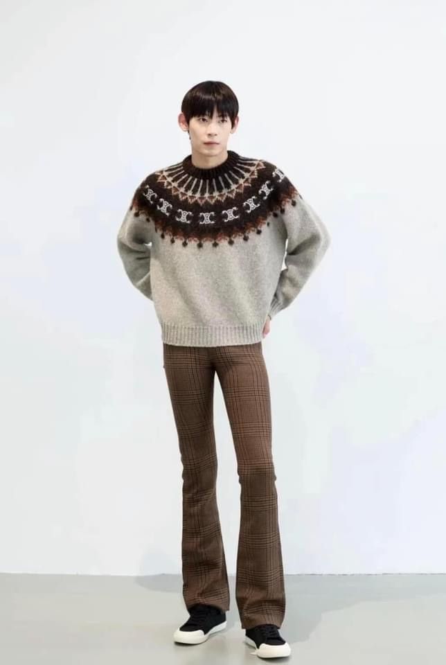 Celine × Hedi Slimane FW23 Prince of Wales Check Dylan Flare Denim sz31 Size US 30 / EU 46 - 12 Thumbnail