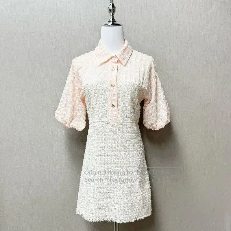 Chanel Chanel Summer Short Sleeve Dress in Light Pink . Size M / US 6-8 / IT 42-44 - 1 Thumbnail